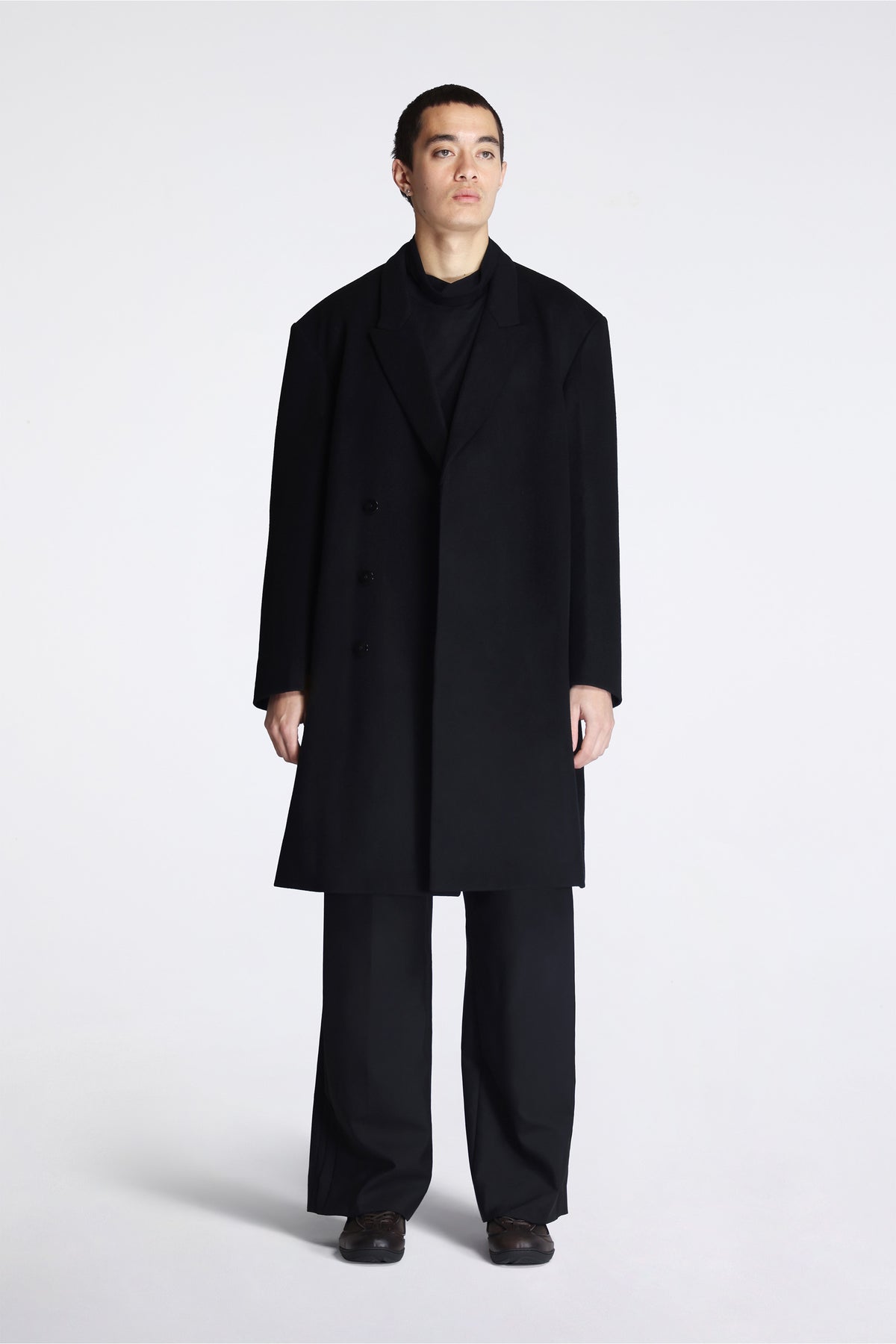 Epelde Overcoat Deep Black