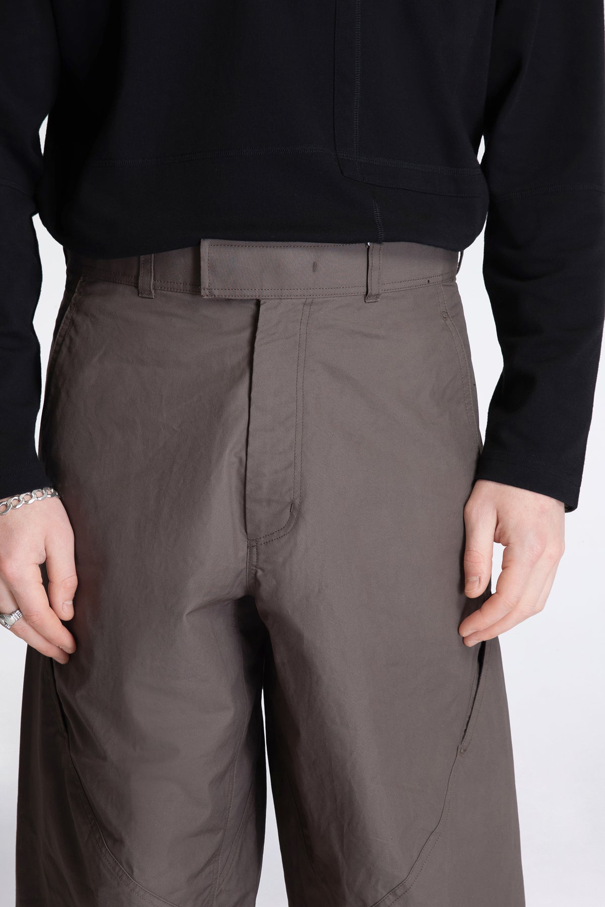 High Density Cotton Helicoid Pants Falcon