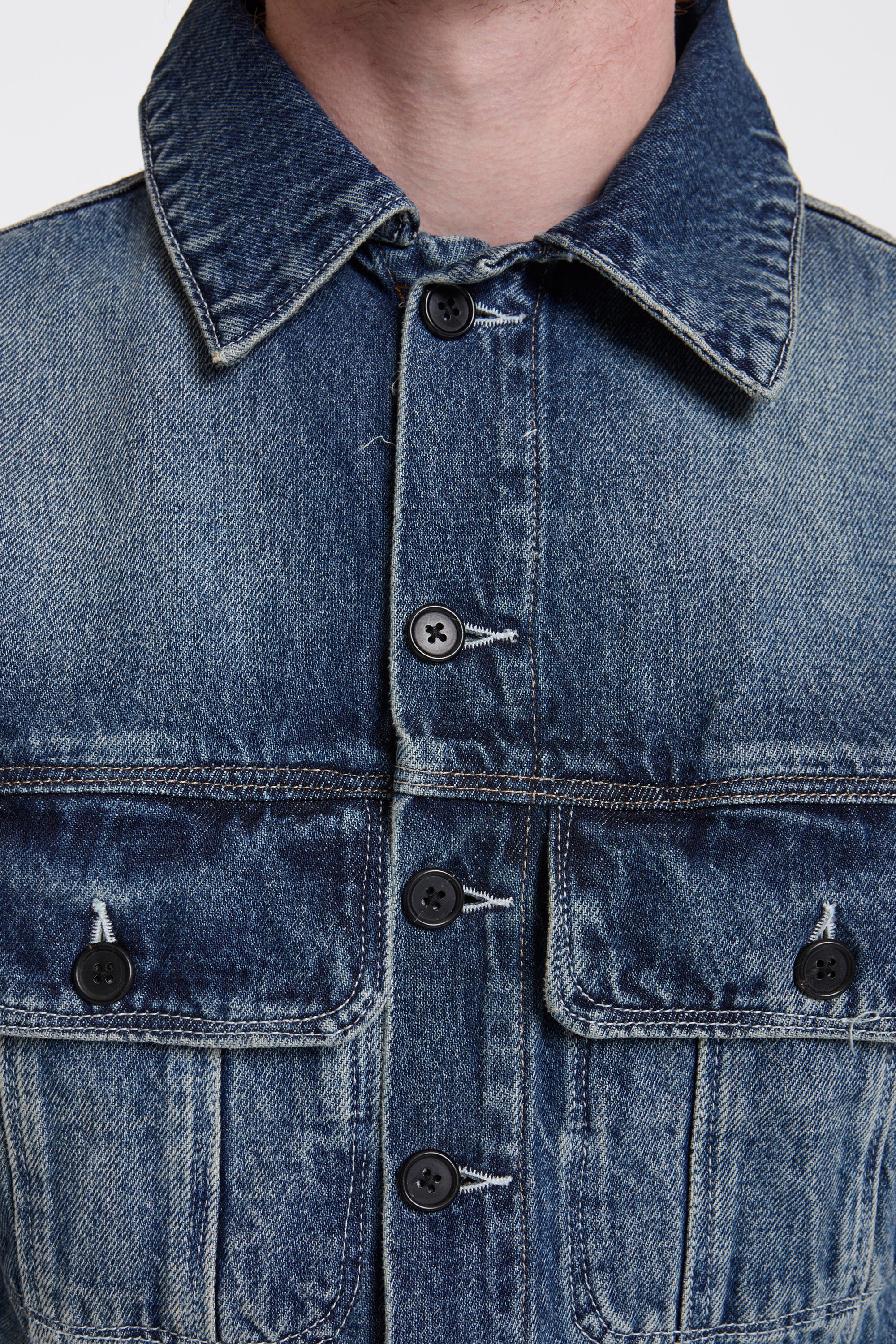 Trucker Denim Jacket Vintage Wash