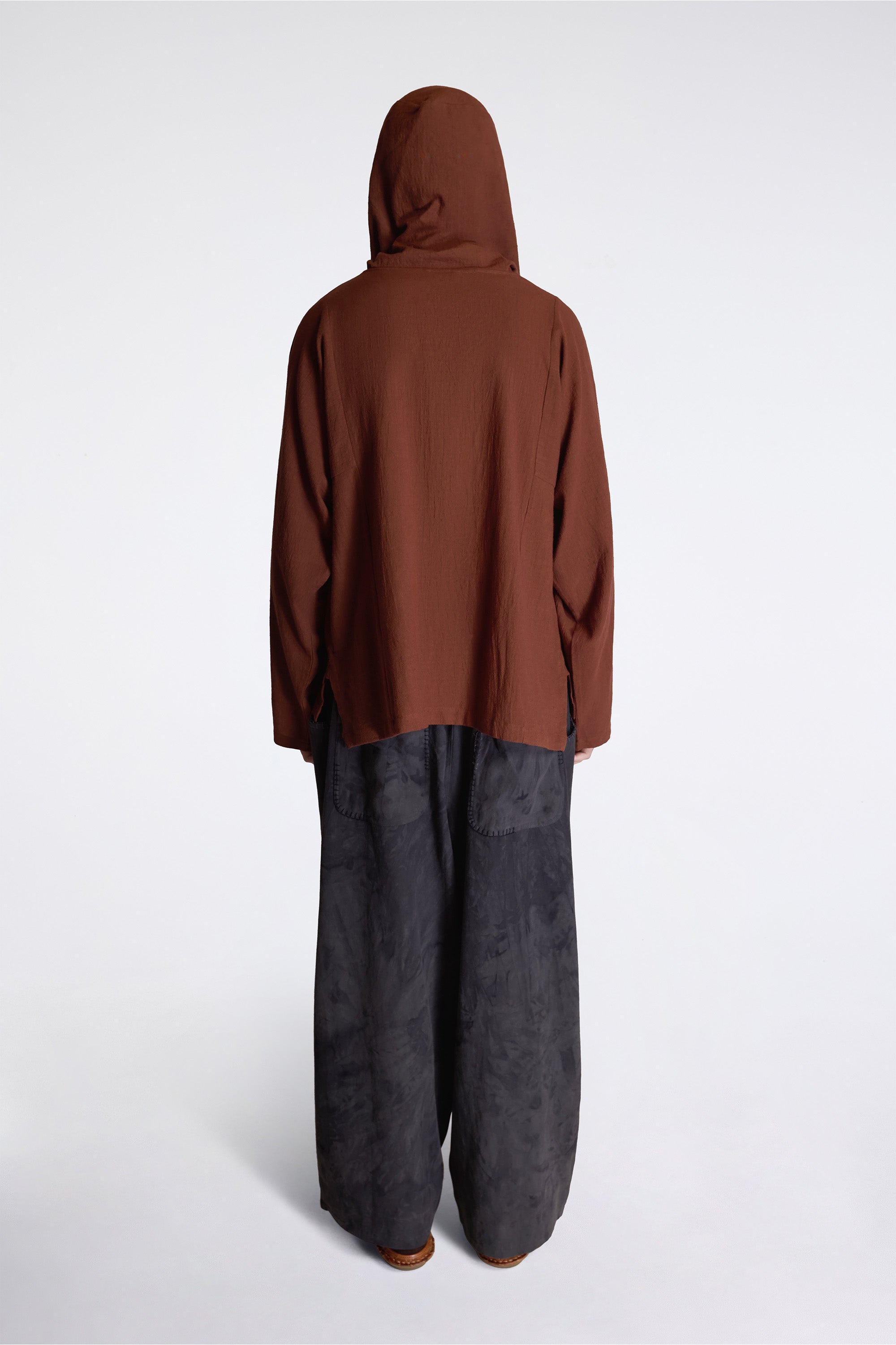 Fisherman Hoodie Brown