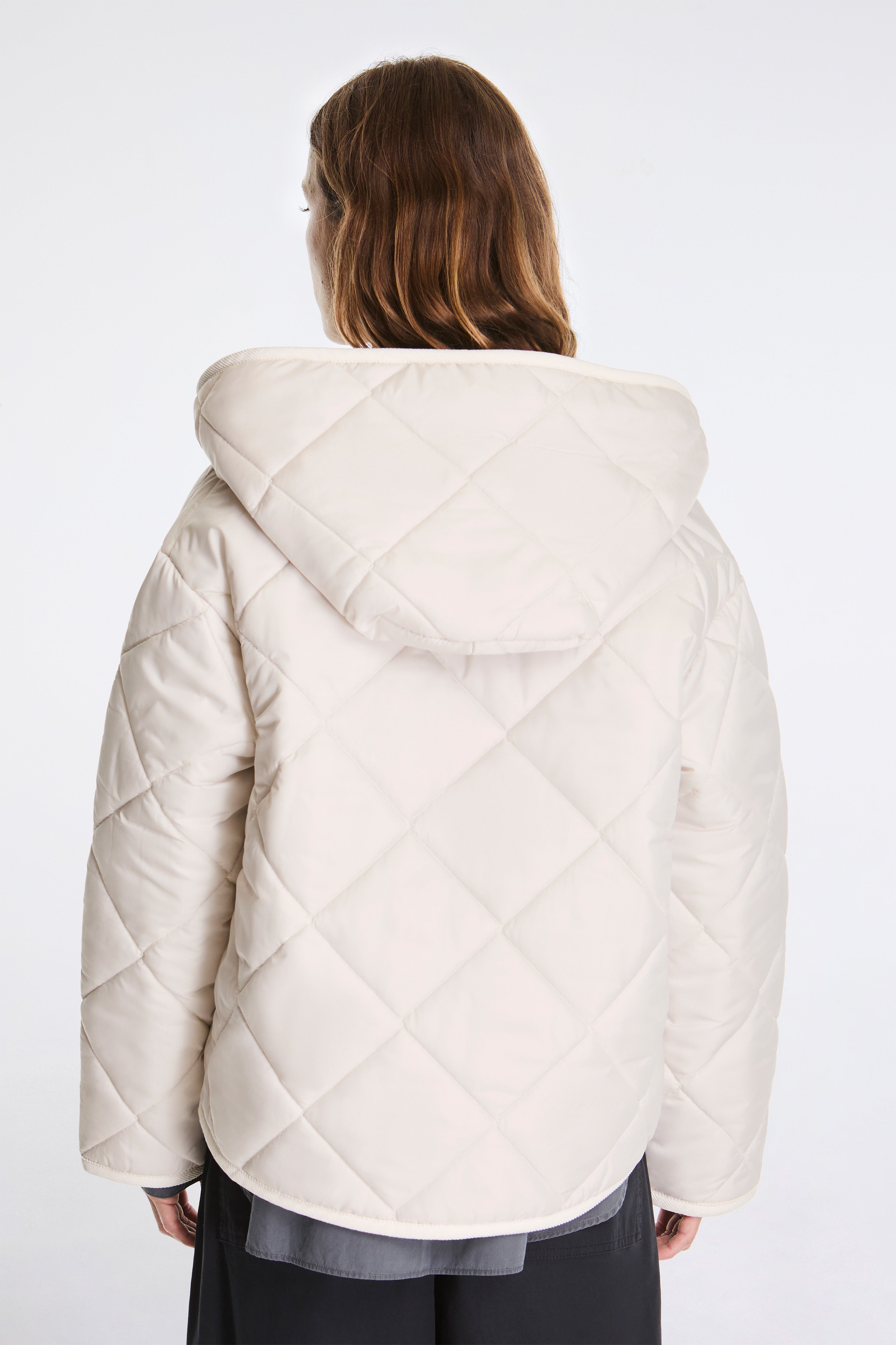 Big Quilt Zipped Craydon Womens Moonbeam/Silver