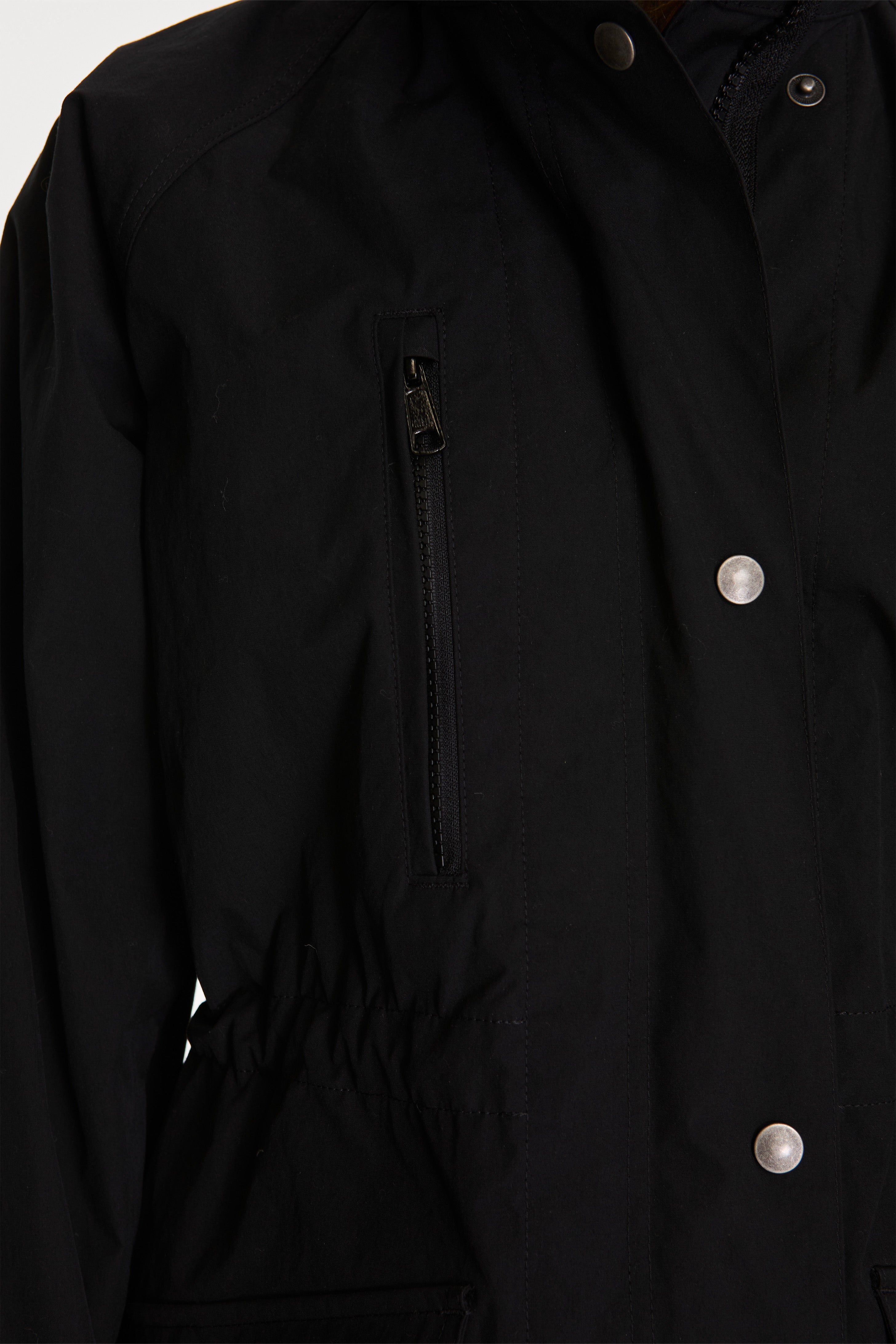MHL Stand Collar Parka Black