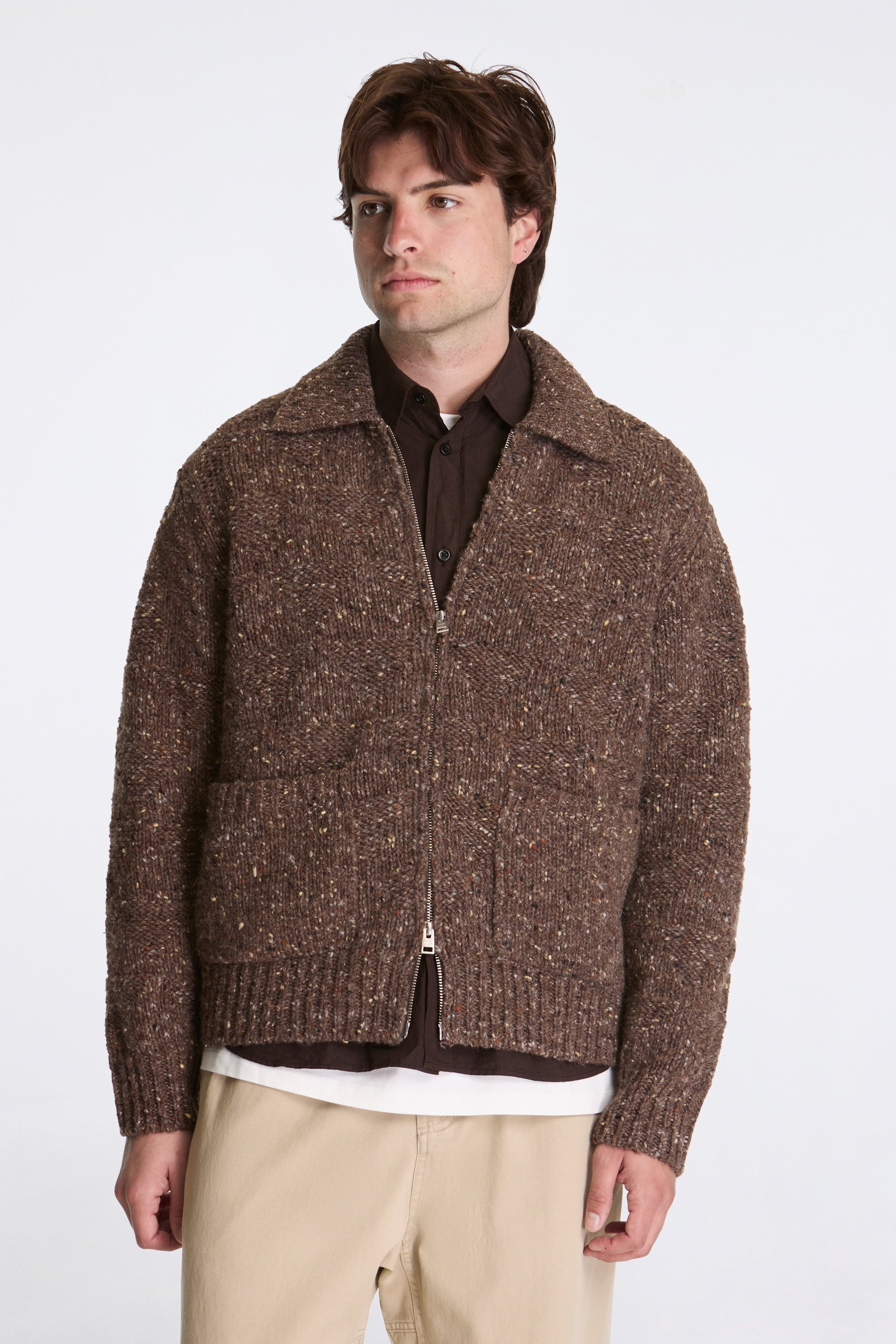 Erik Donegal Diamond Jacket Seal Brown