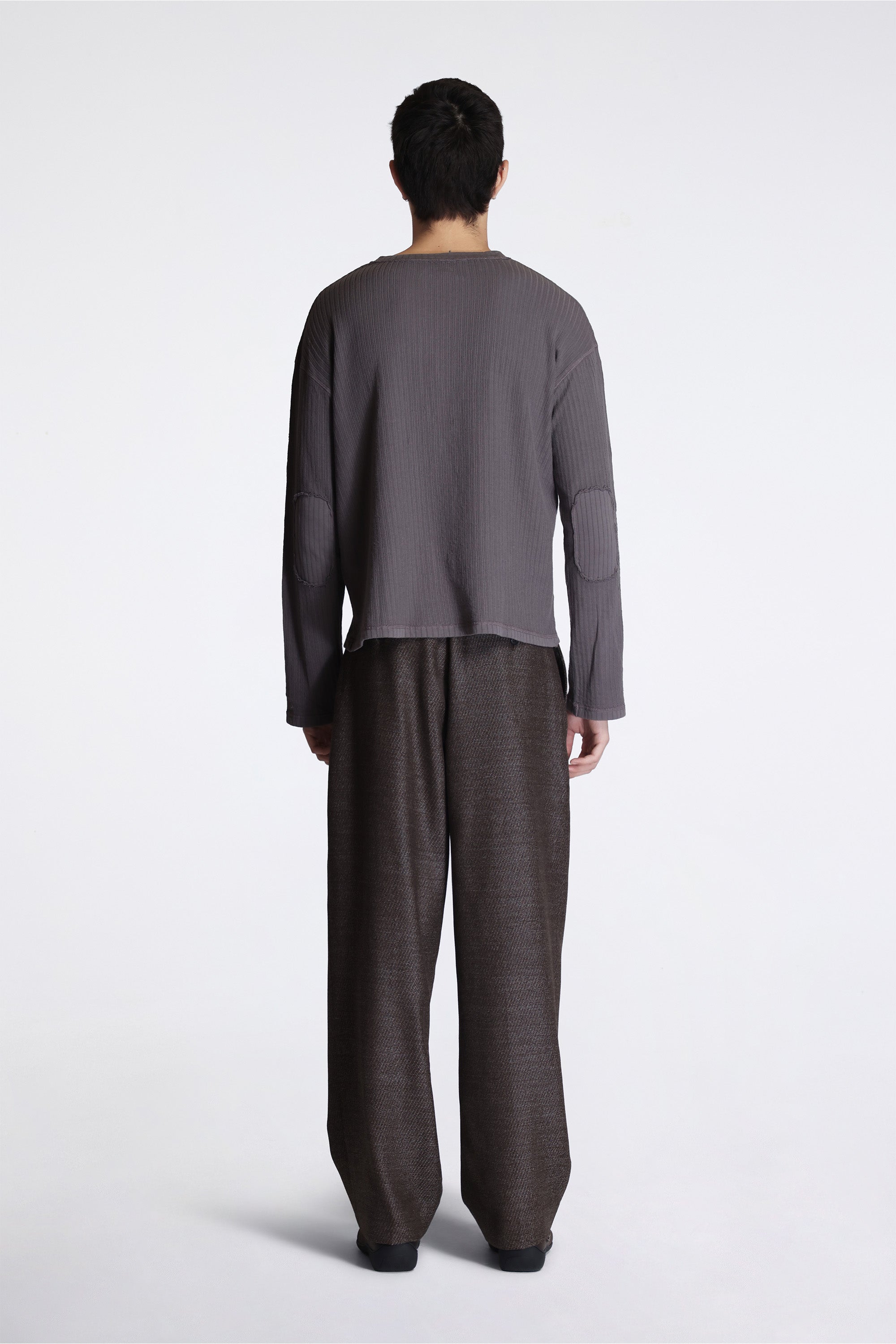 Reverse Rib Sweater Murkey Grey