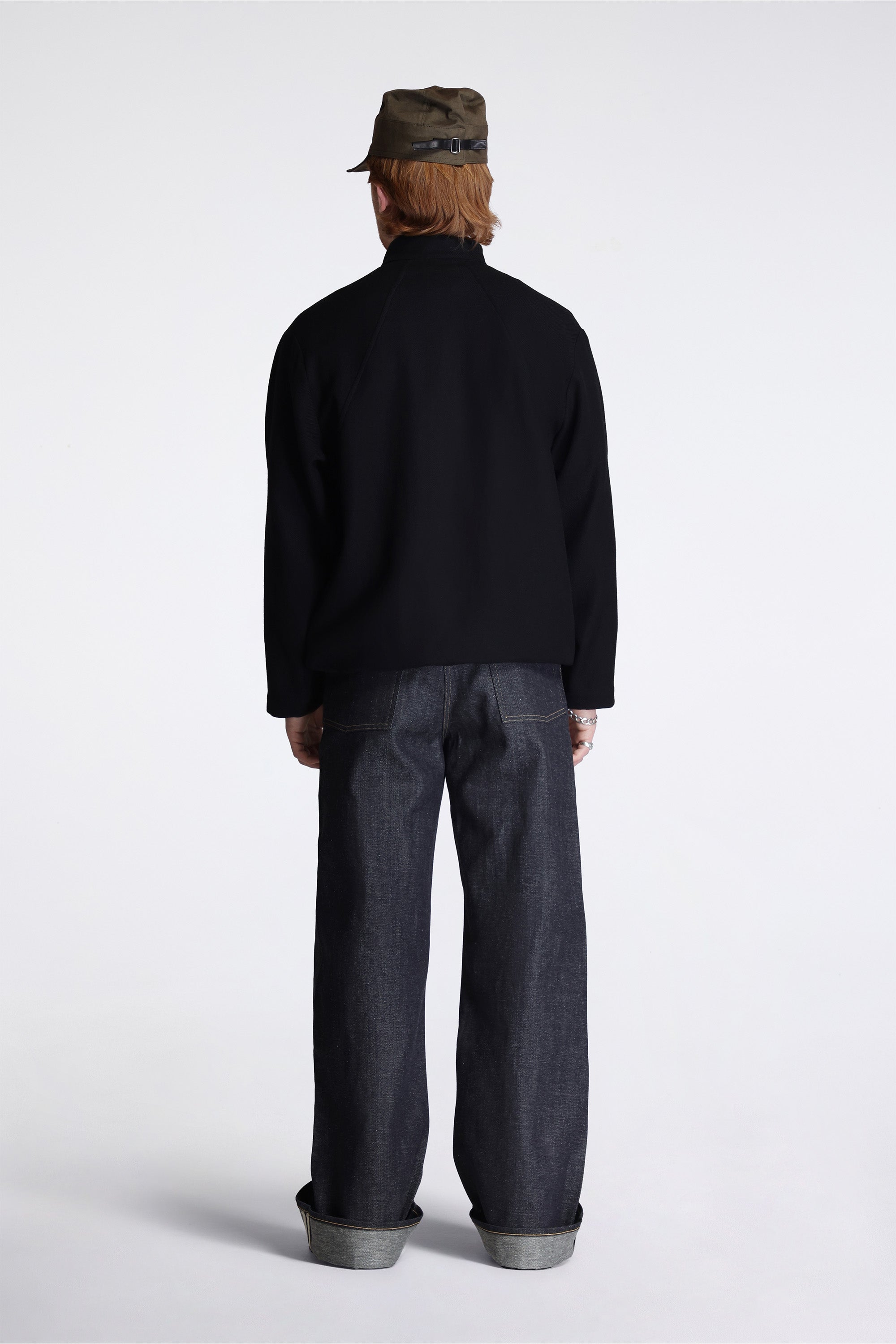 Work Smock Wool Serge Black
