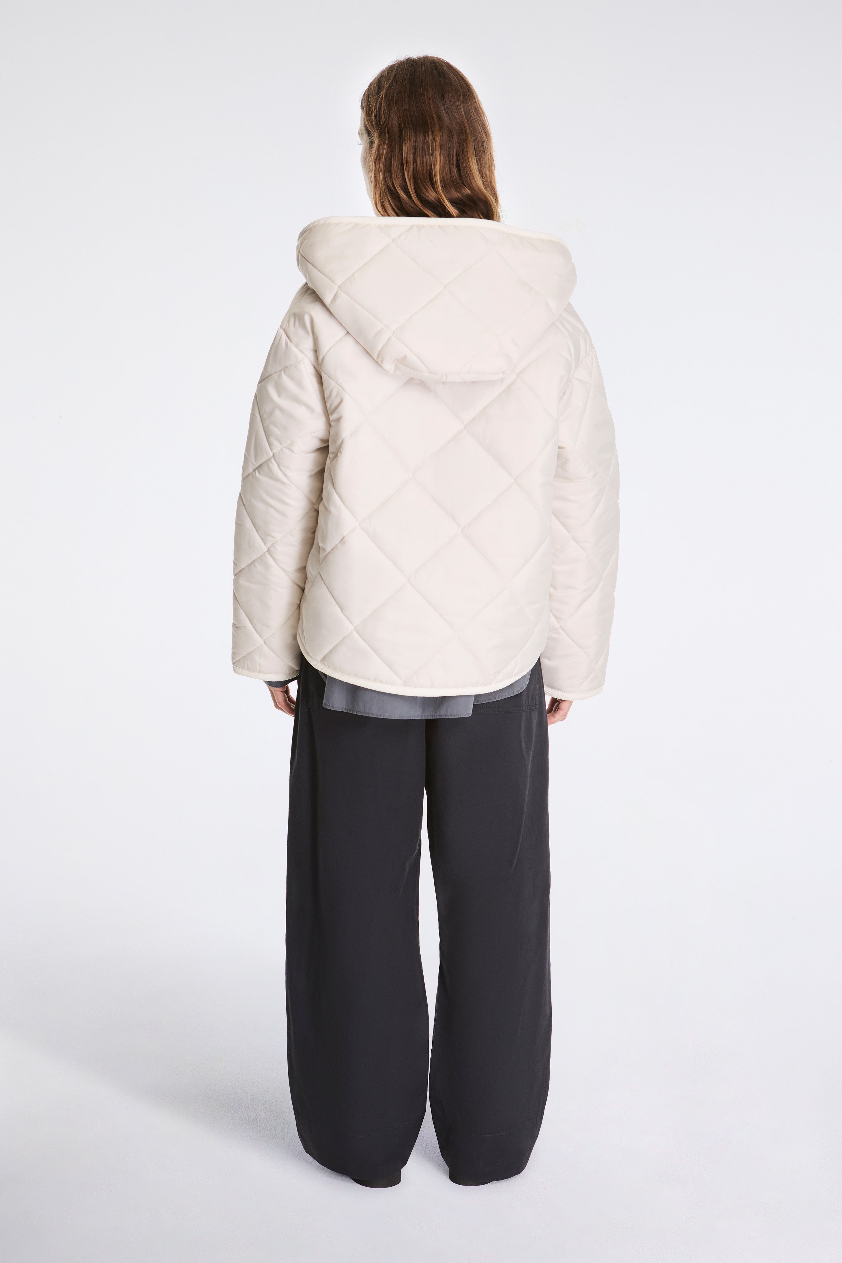 Big Quilt Zipped Craydon Womens Moonbeam/Silver