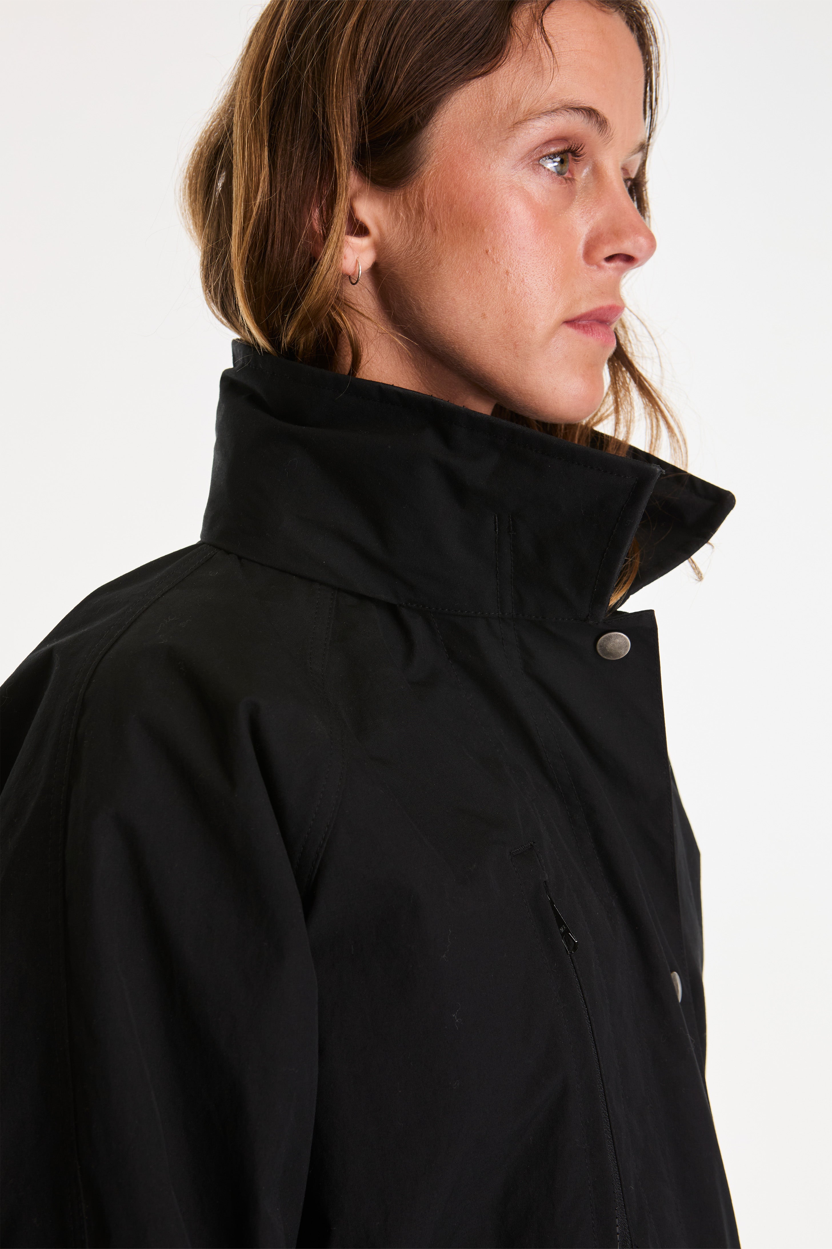 MHL Stand Collar Parka Black