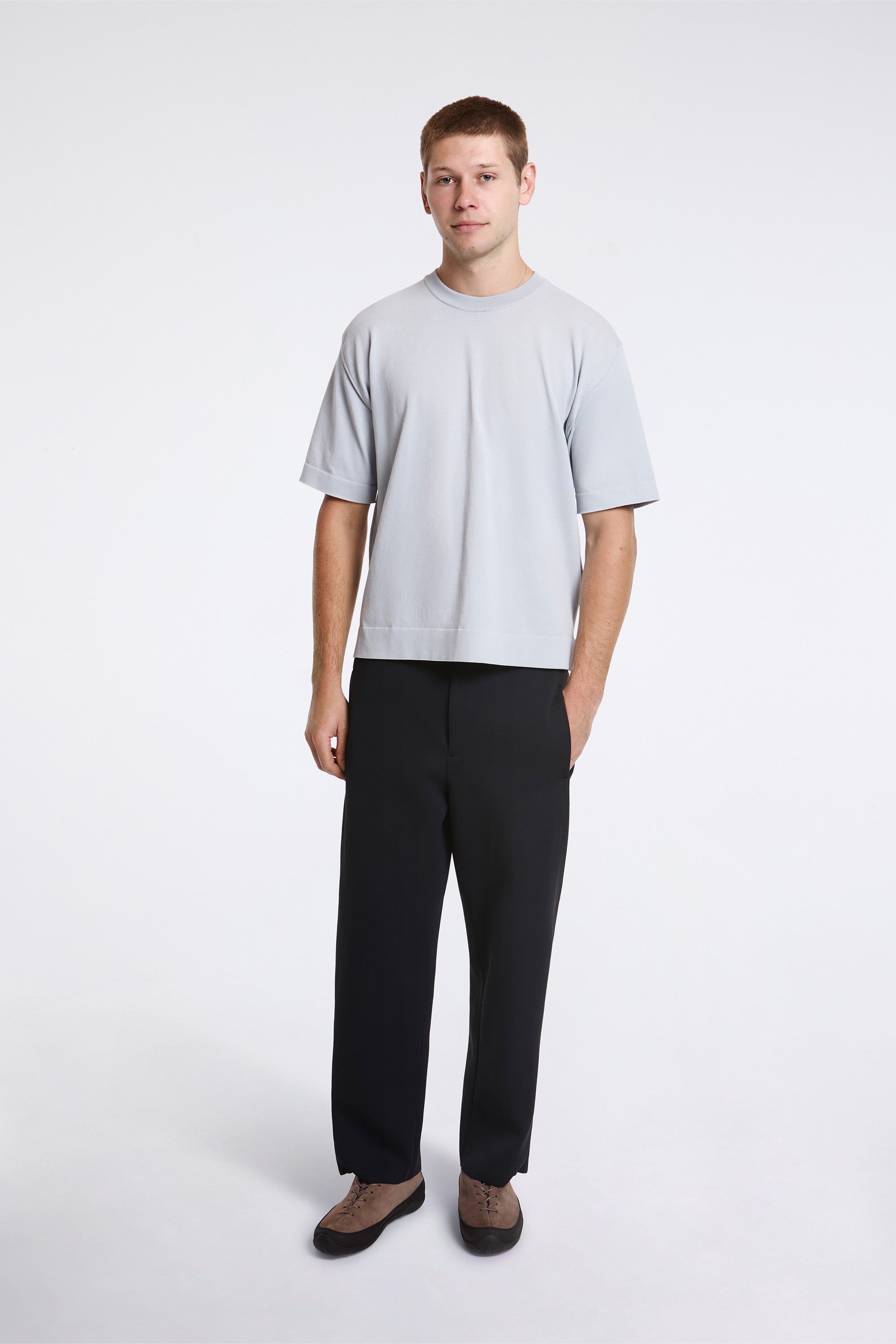 Tc Soft Short Sleeve Tee Shirt Light Gray