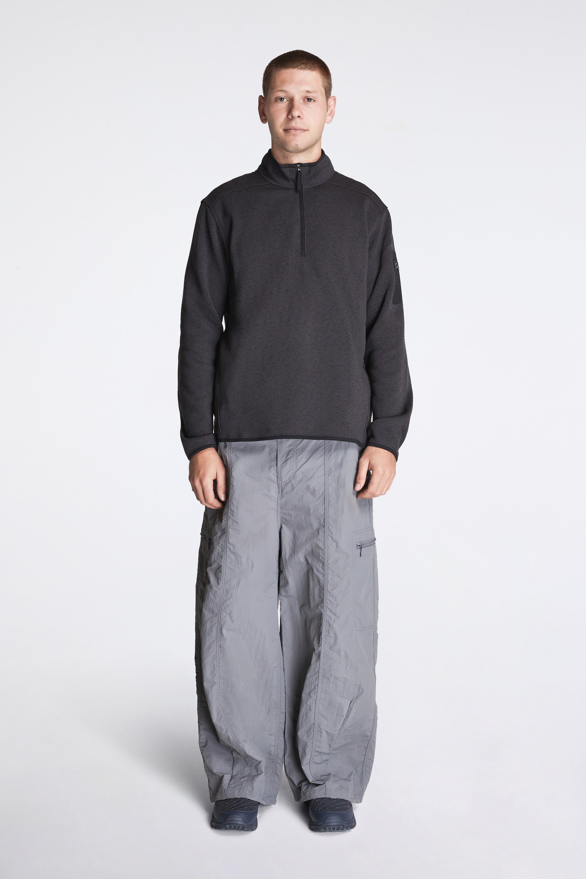 Nylon Balloon Pant Grey