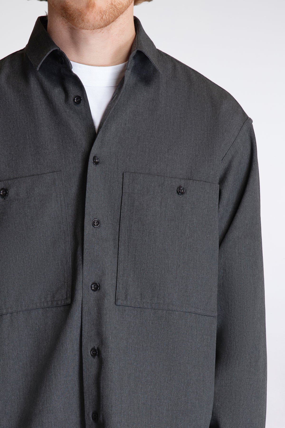 Grange Shirt Mid Grey
