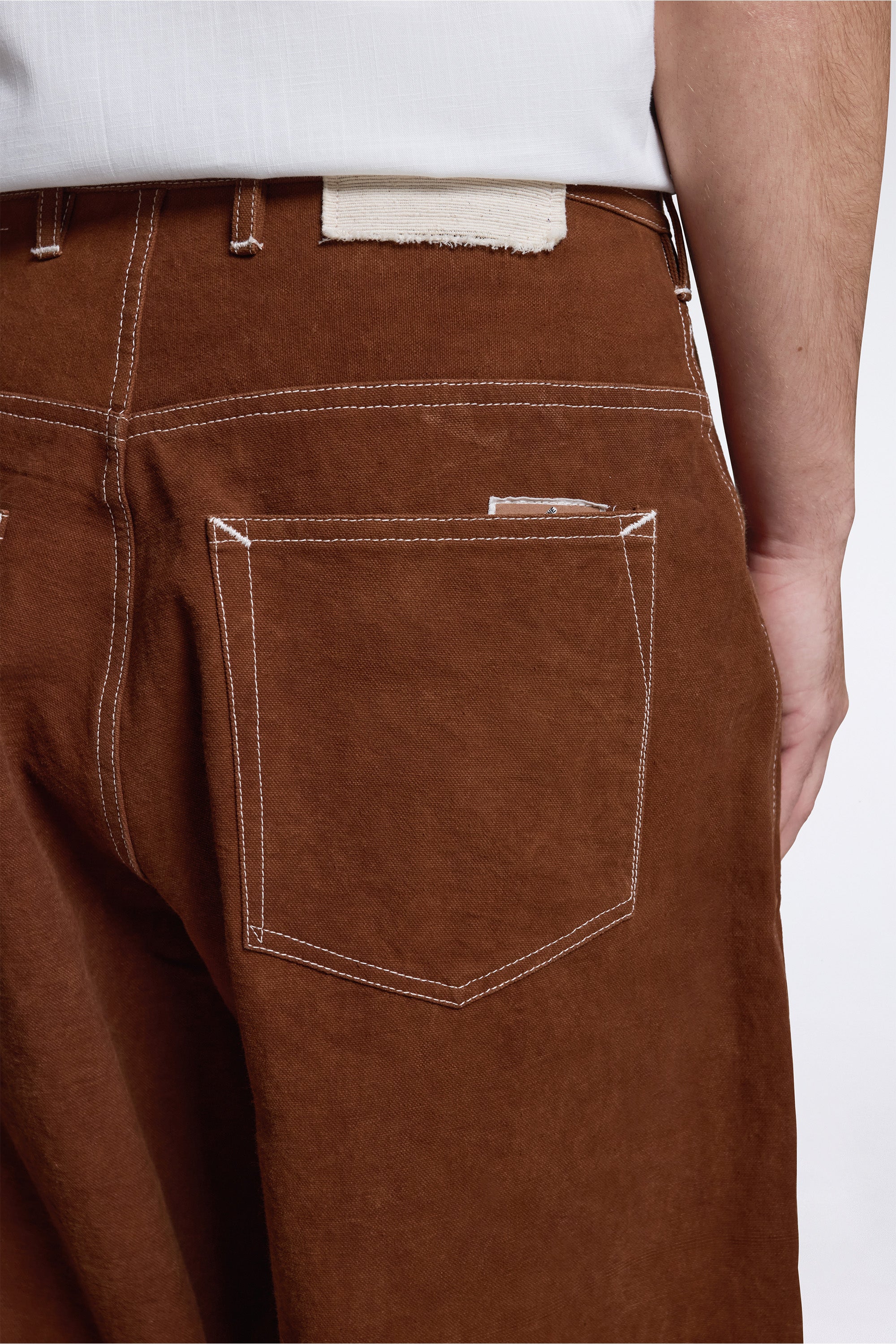 Lush Pants Brown Wonky-Wear Brown Wonky-Wear