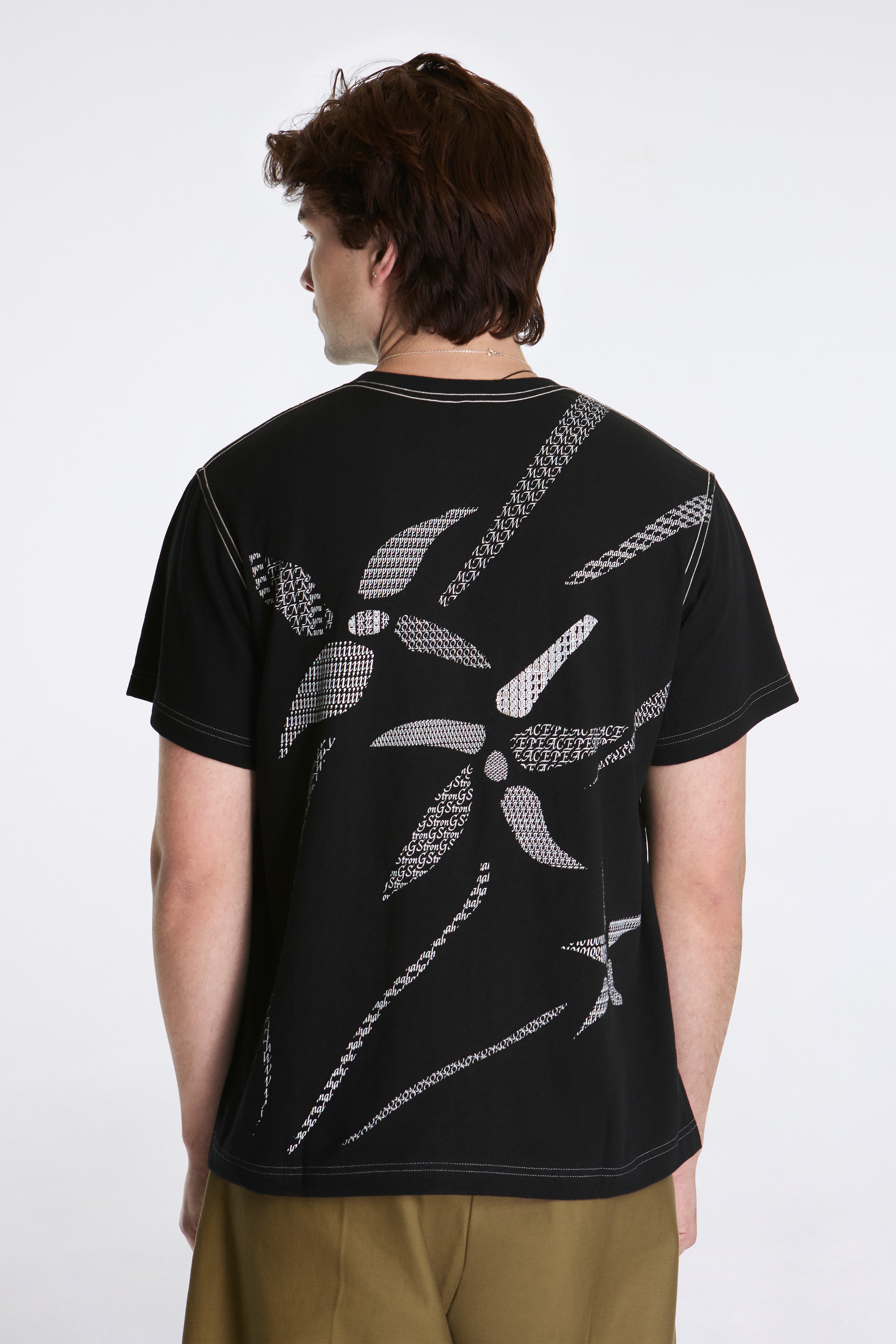 Printed T-Shirt Black