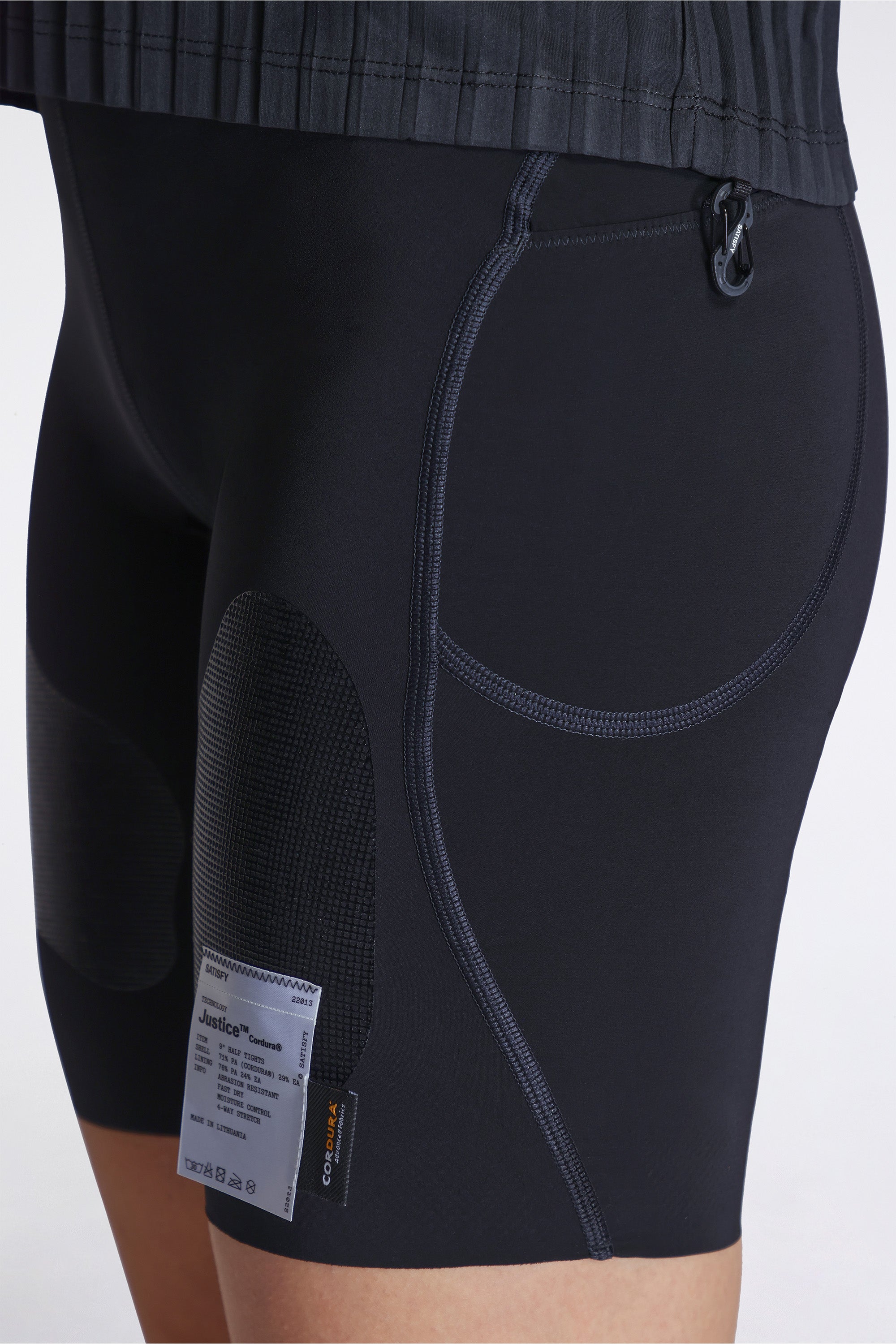 Justice Half Tights Black