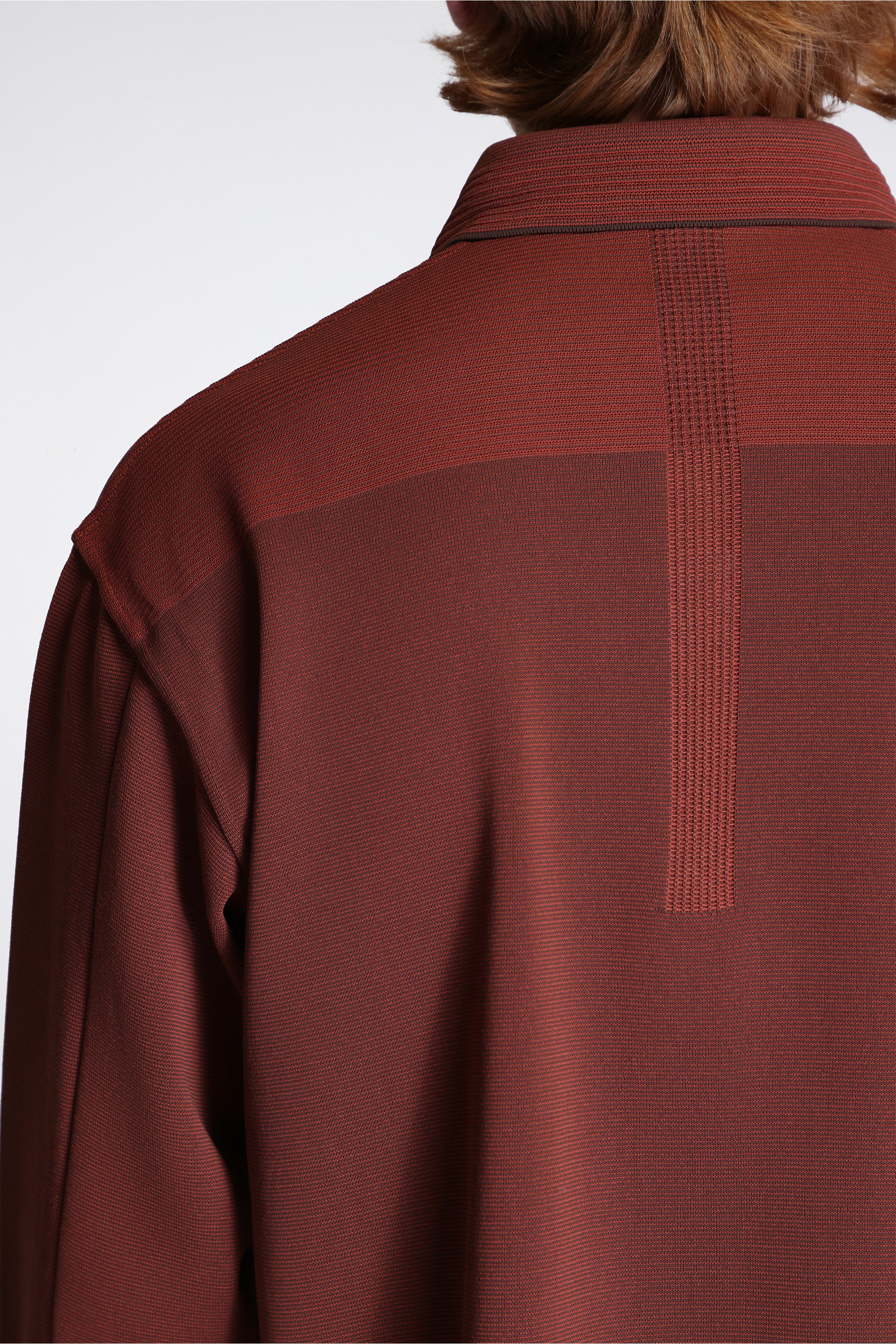 Soft Milan Covered Placket Shirt Auburn