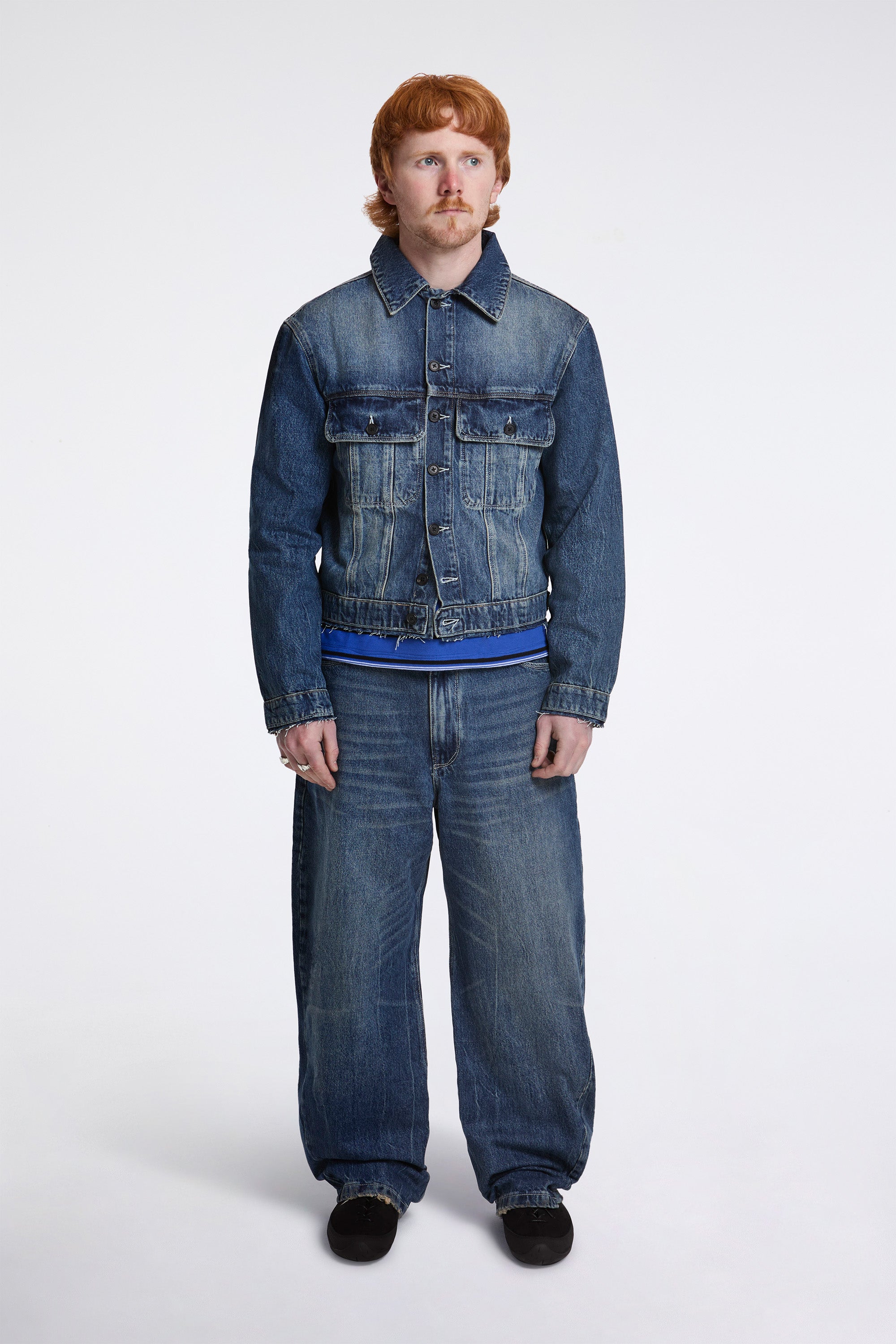 Trucker Denim Jacket Vintage Wash