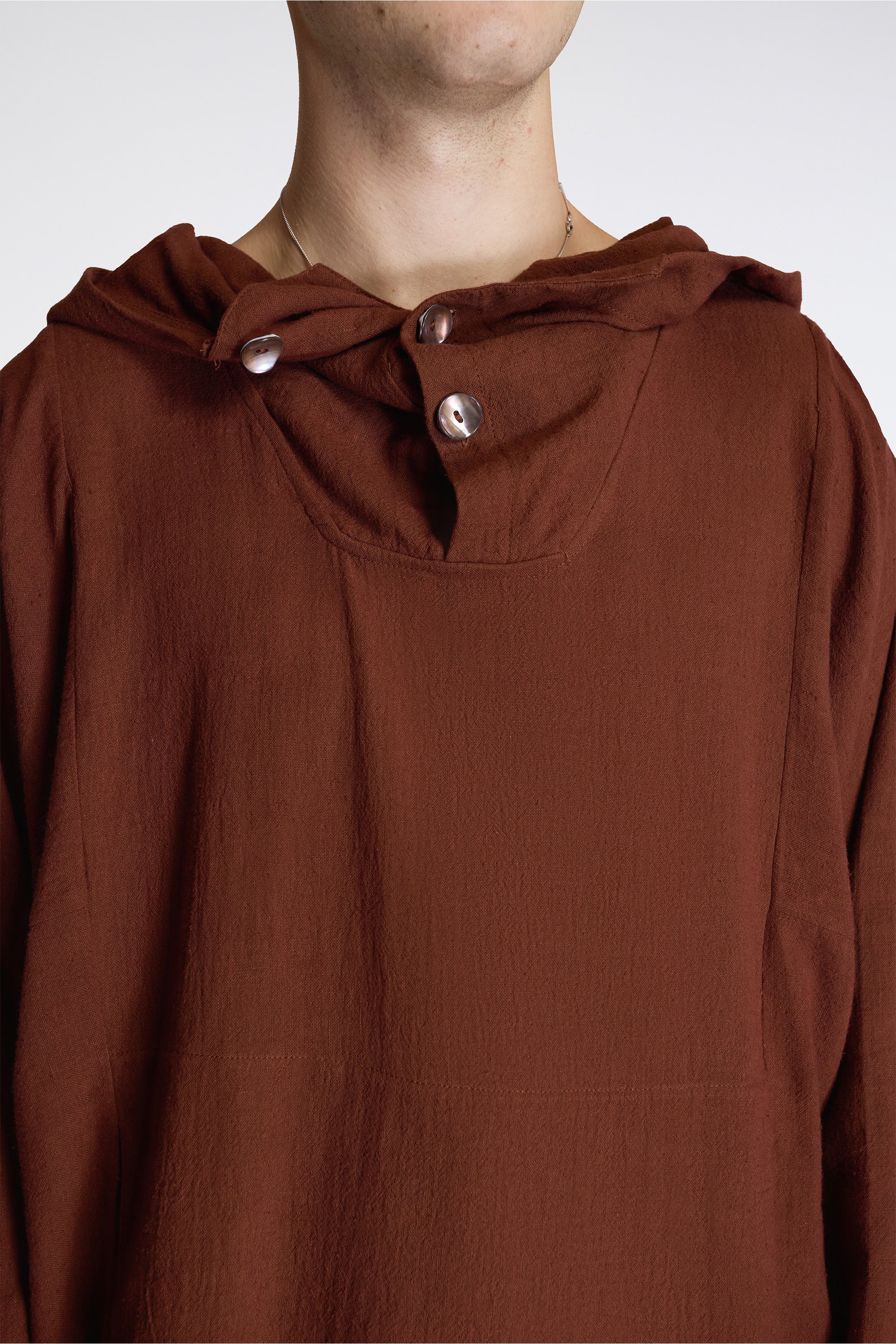 Fisherman Hoodie Brown