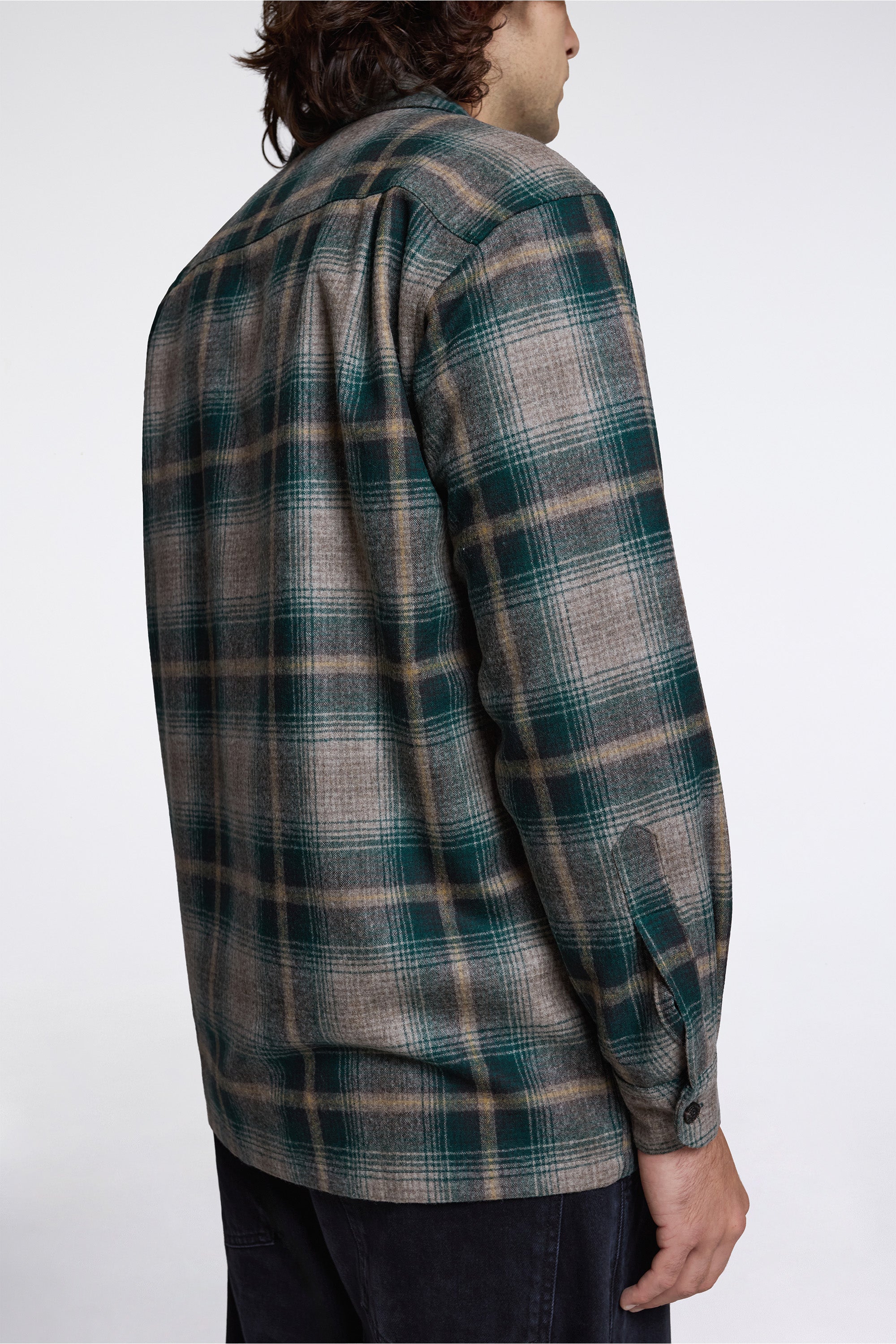 Board Shirt Green/Brown Ombre