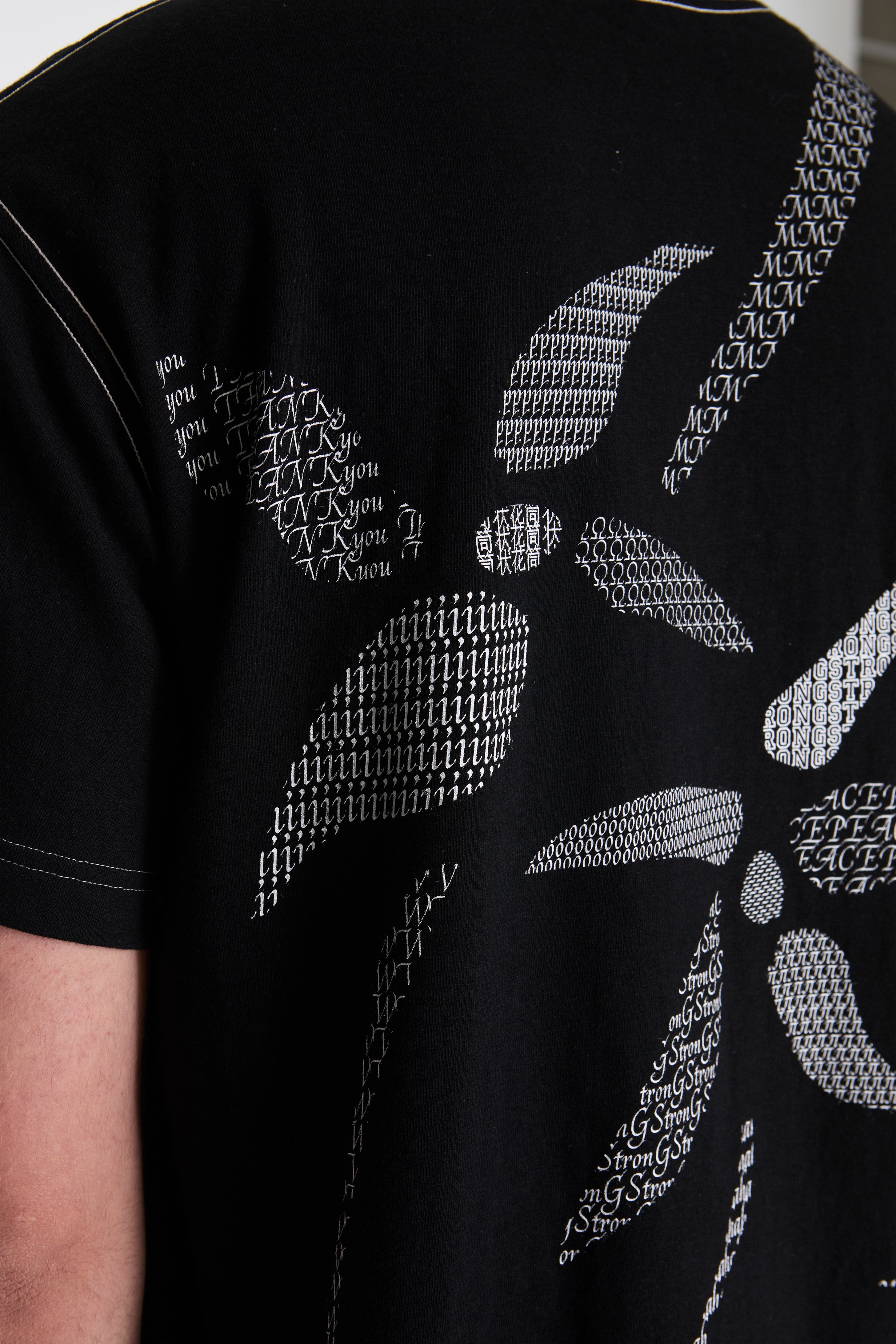 Printed T-Shirt Black