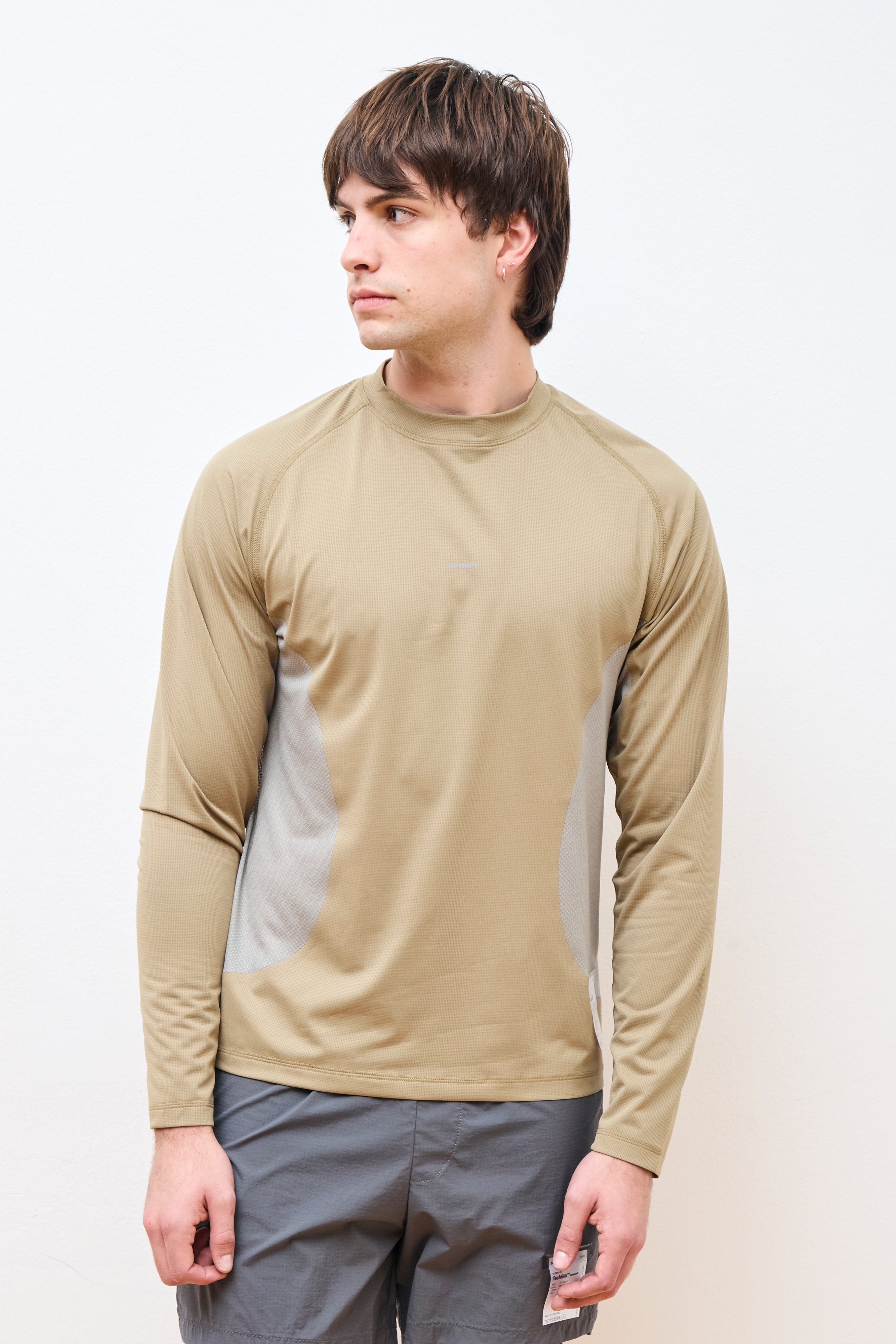 AuraLite Tech Long Tee Army Green