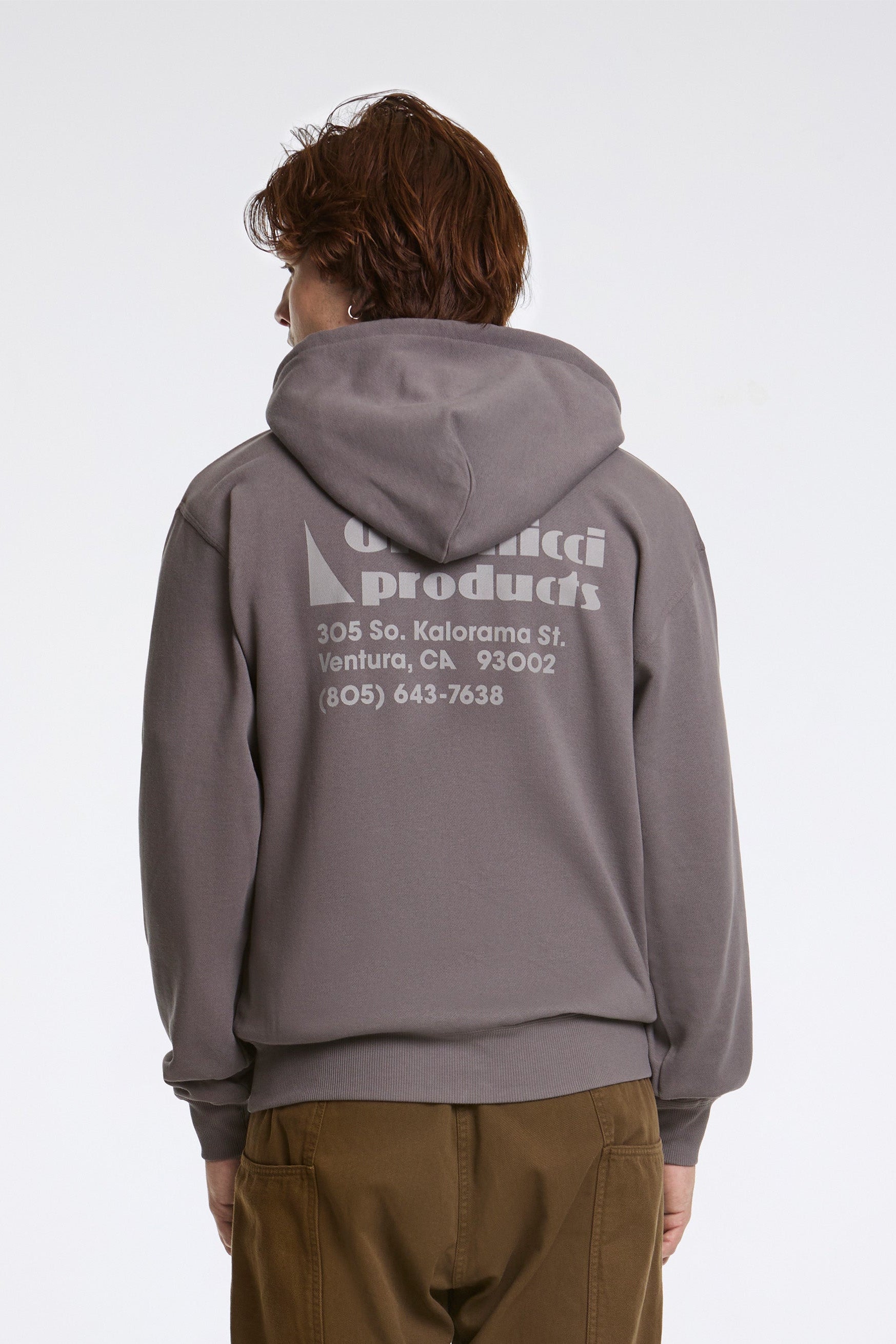 G-Sail Zip Hooded Sweatshirt Charcoal