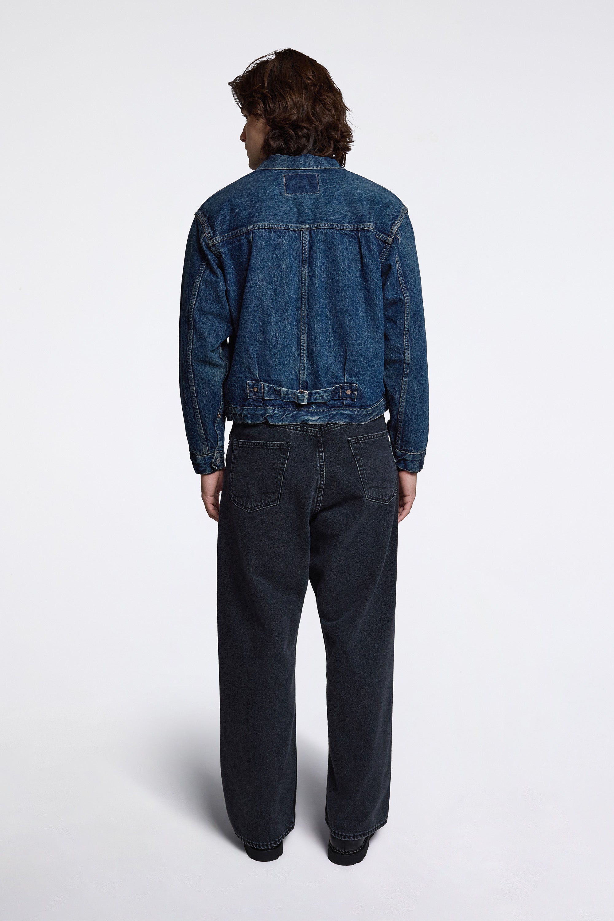 Type1 40's Pleated Front Blouse Used Wash 2 Year Wash