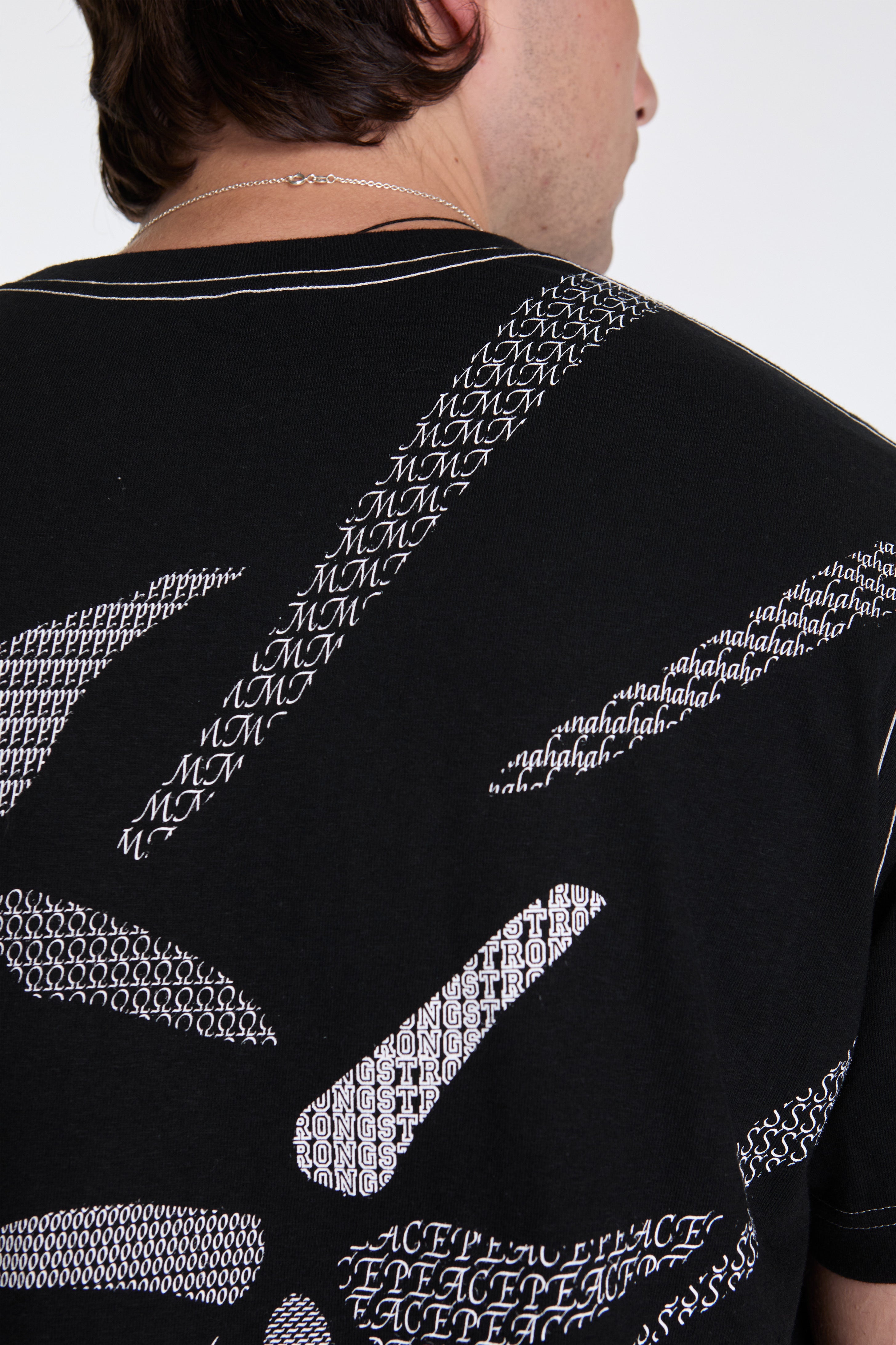 Printed T-Shirt Black