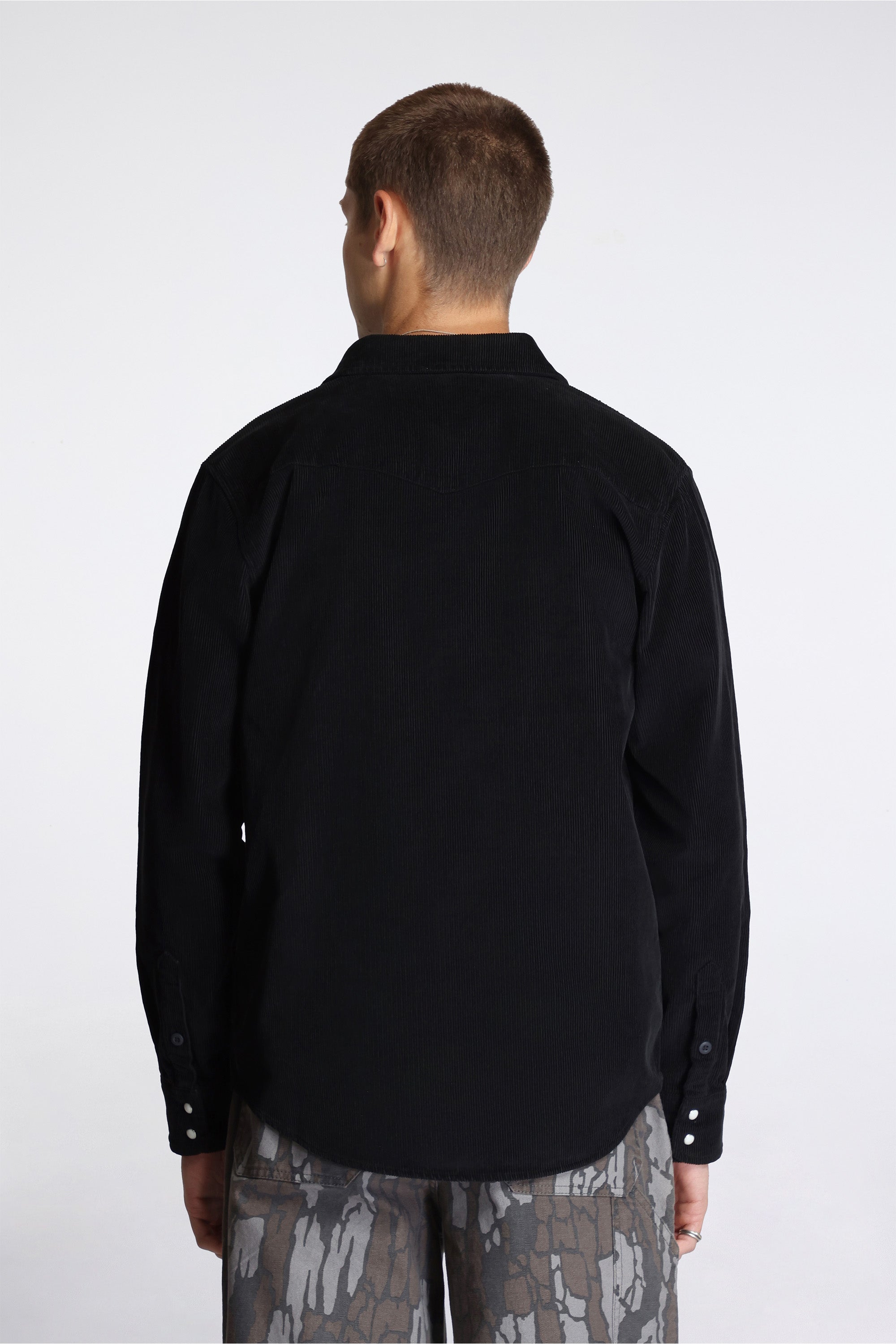Mountain Shirt Corduroy Mens Black