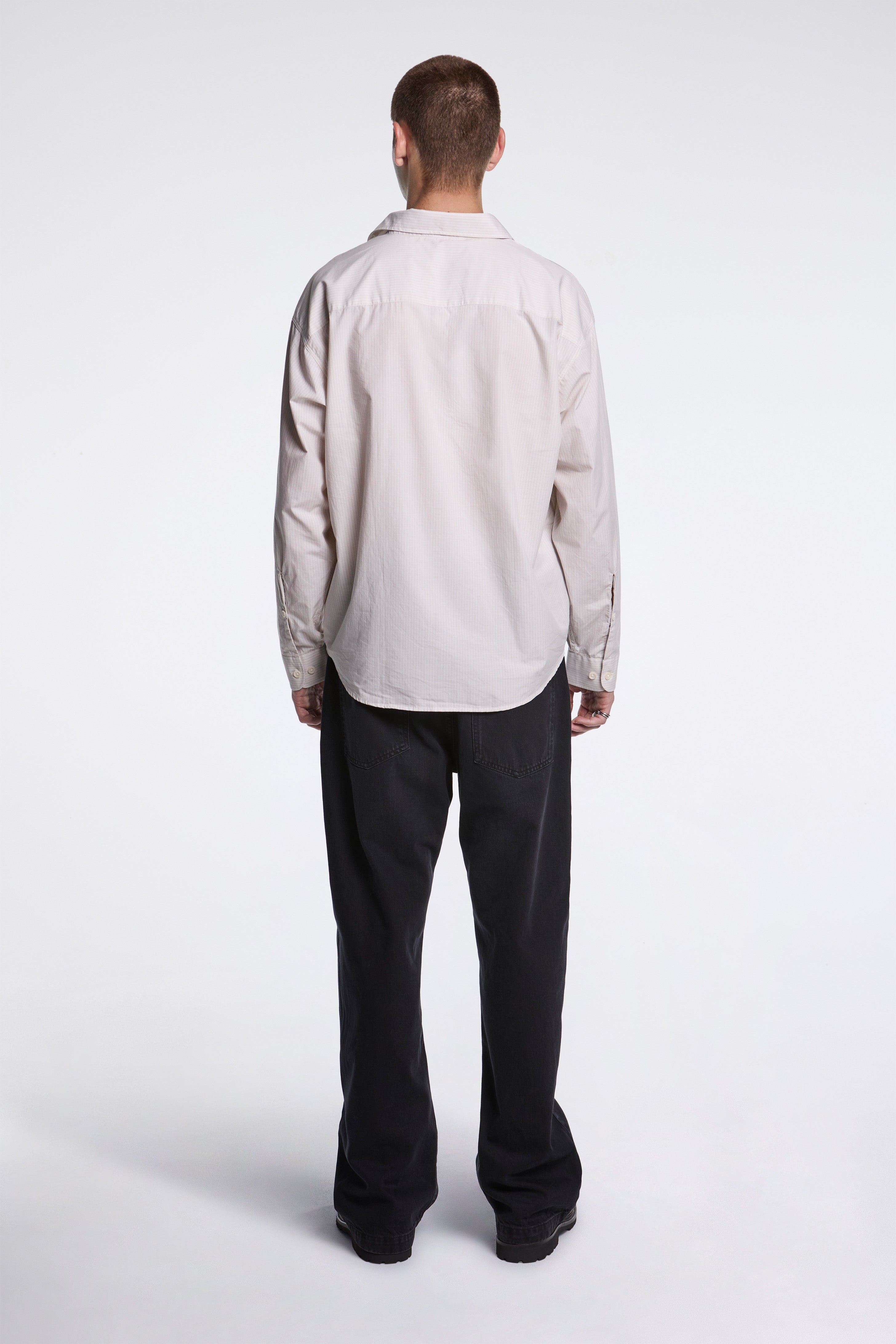 Exact Shirt Pale Office Stripe