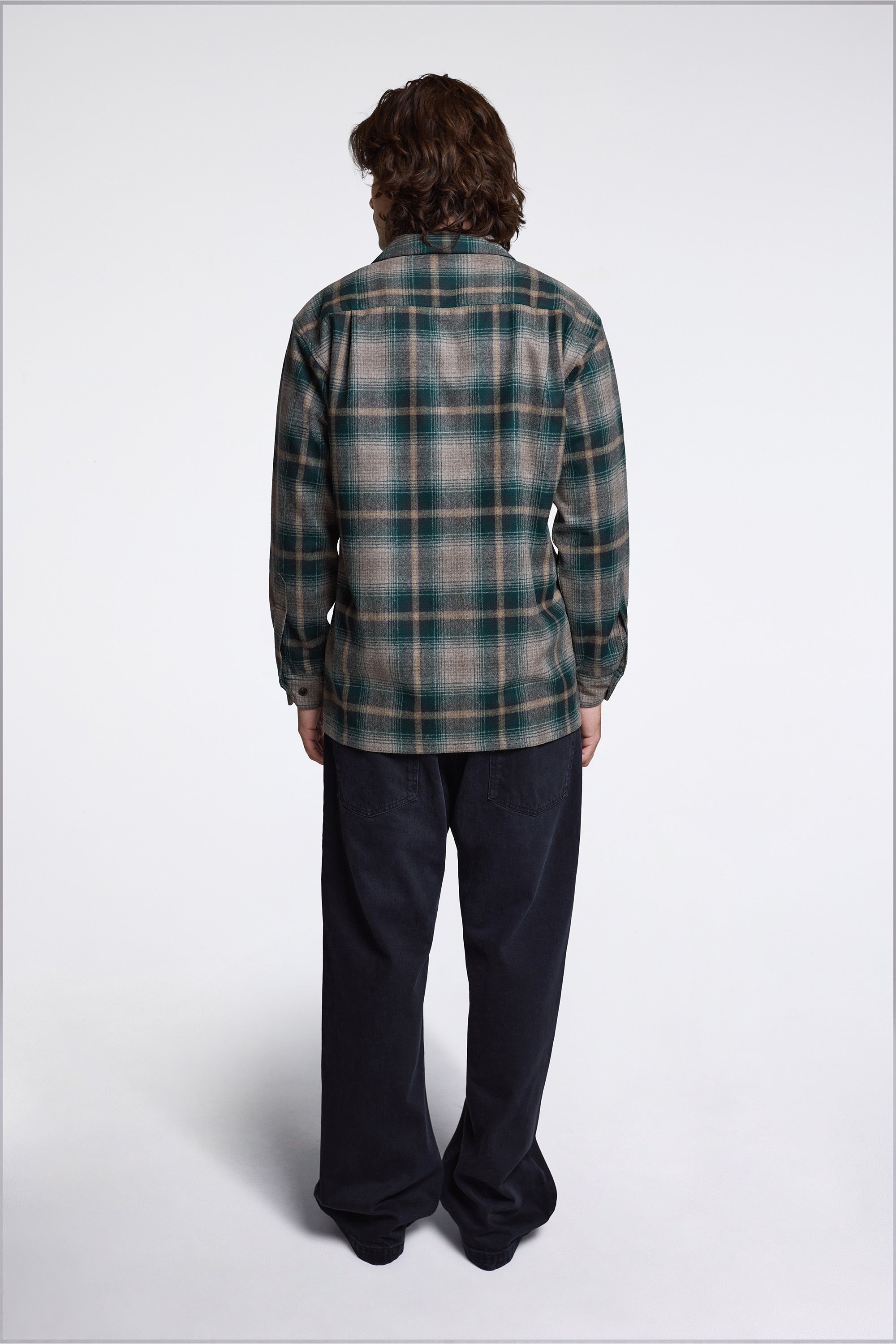 Board Shirt Green/Brown Ombre