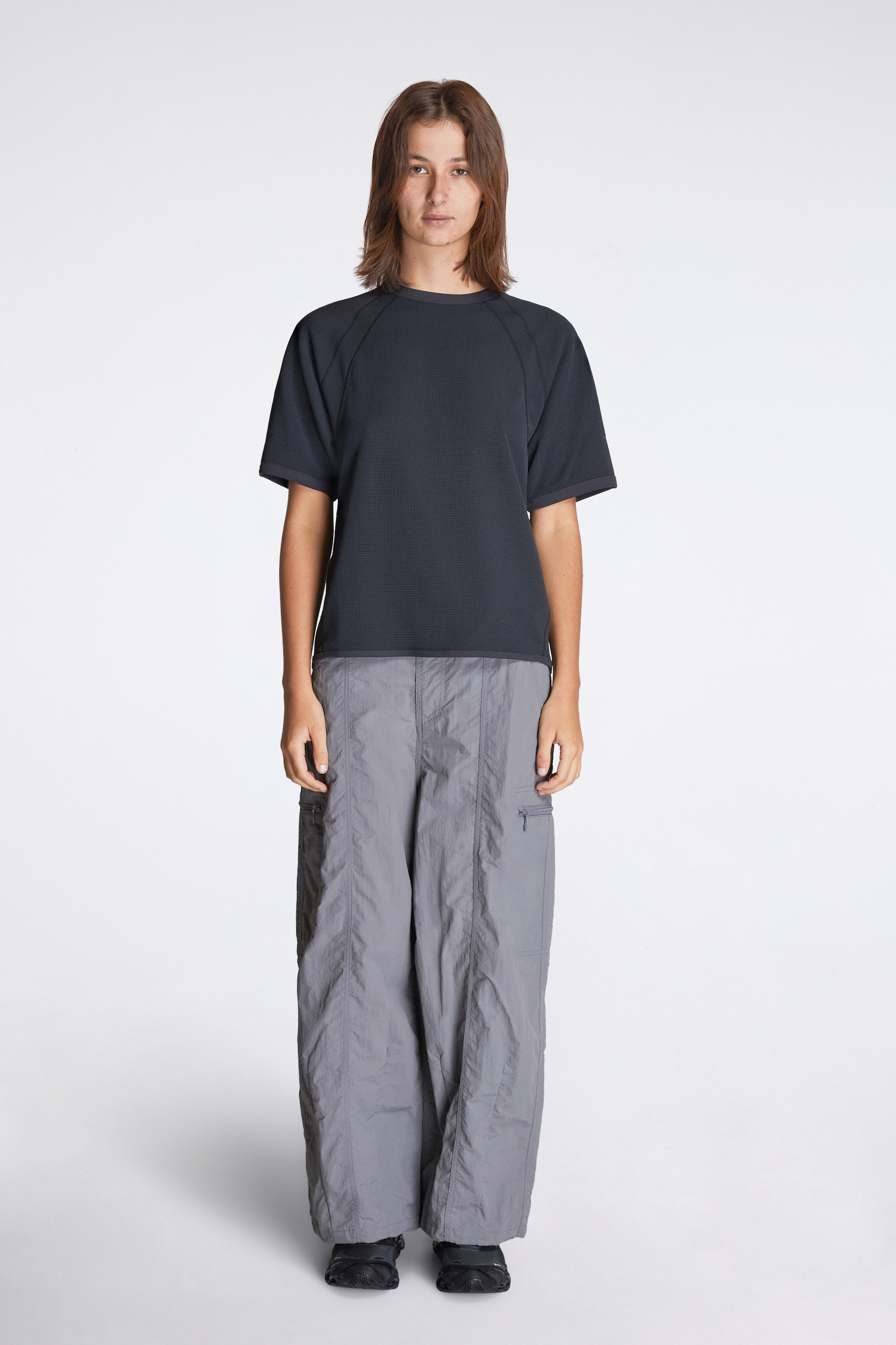Nylon Balloon Pant Grey