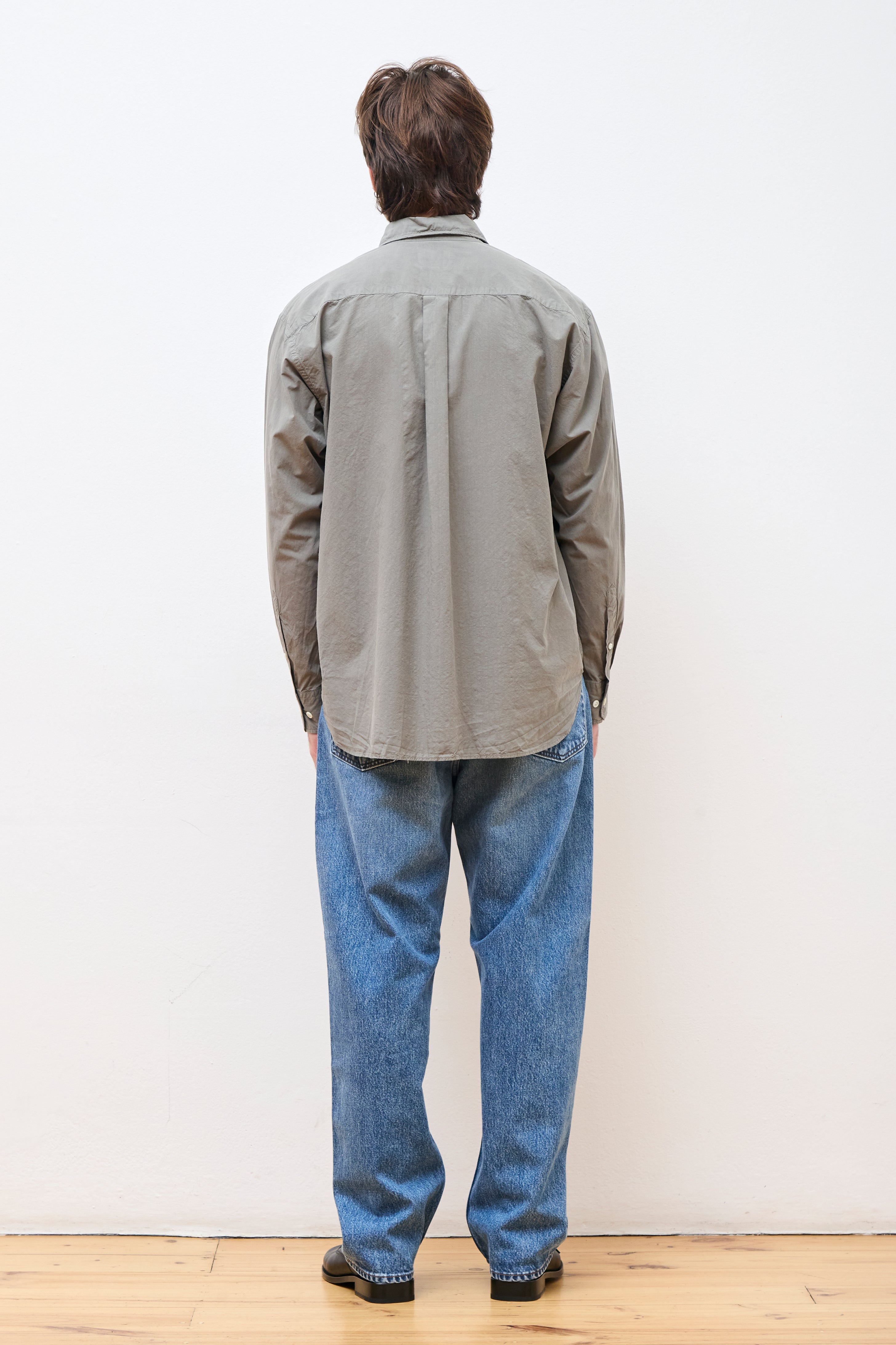 Ole Cotton Tencel Shirt Mid Khaki