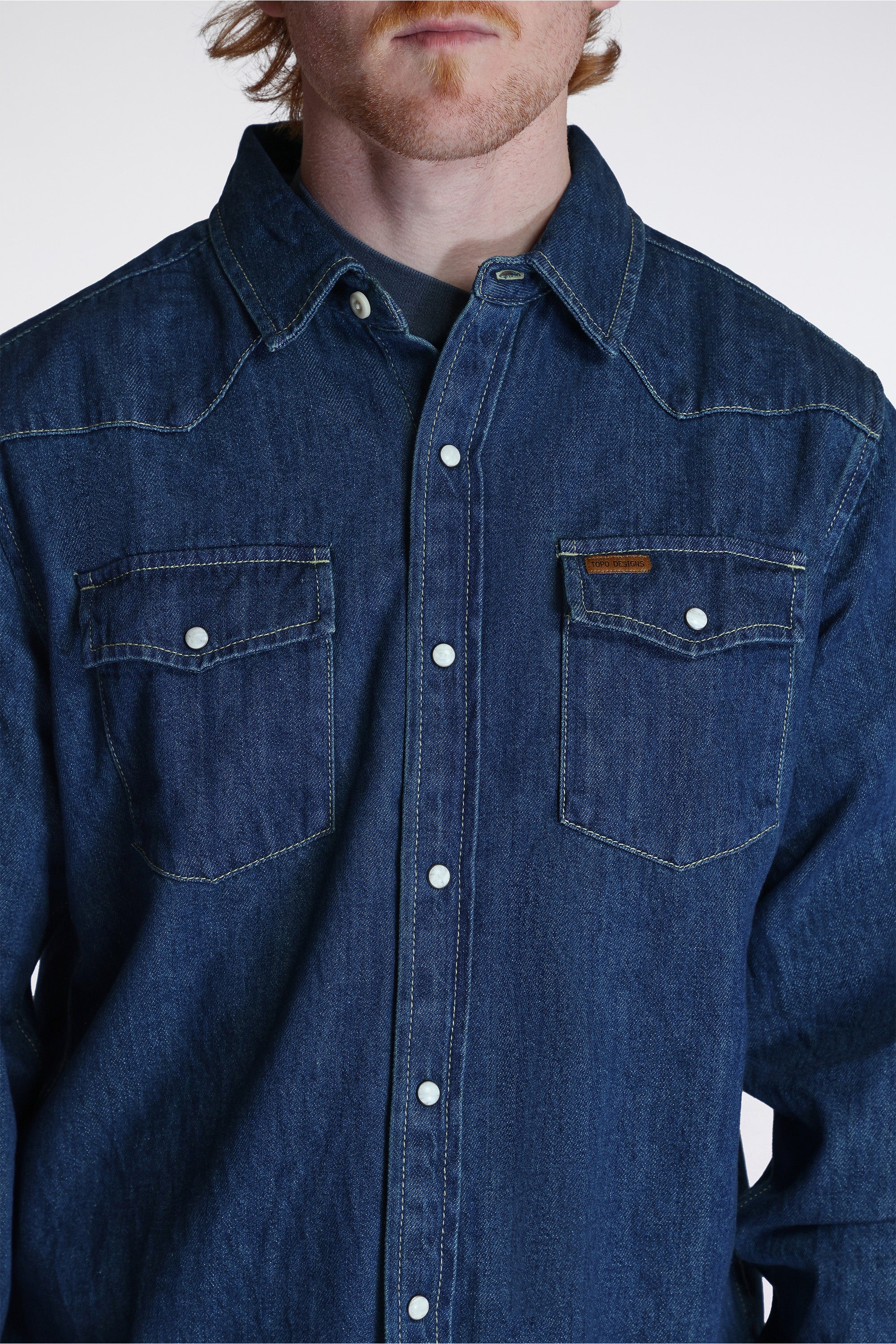 Mountain Shirt Denim Mens Dark Denim