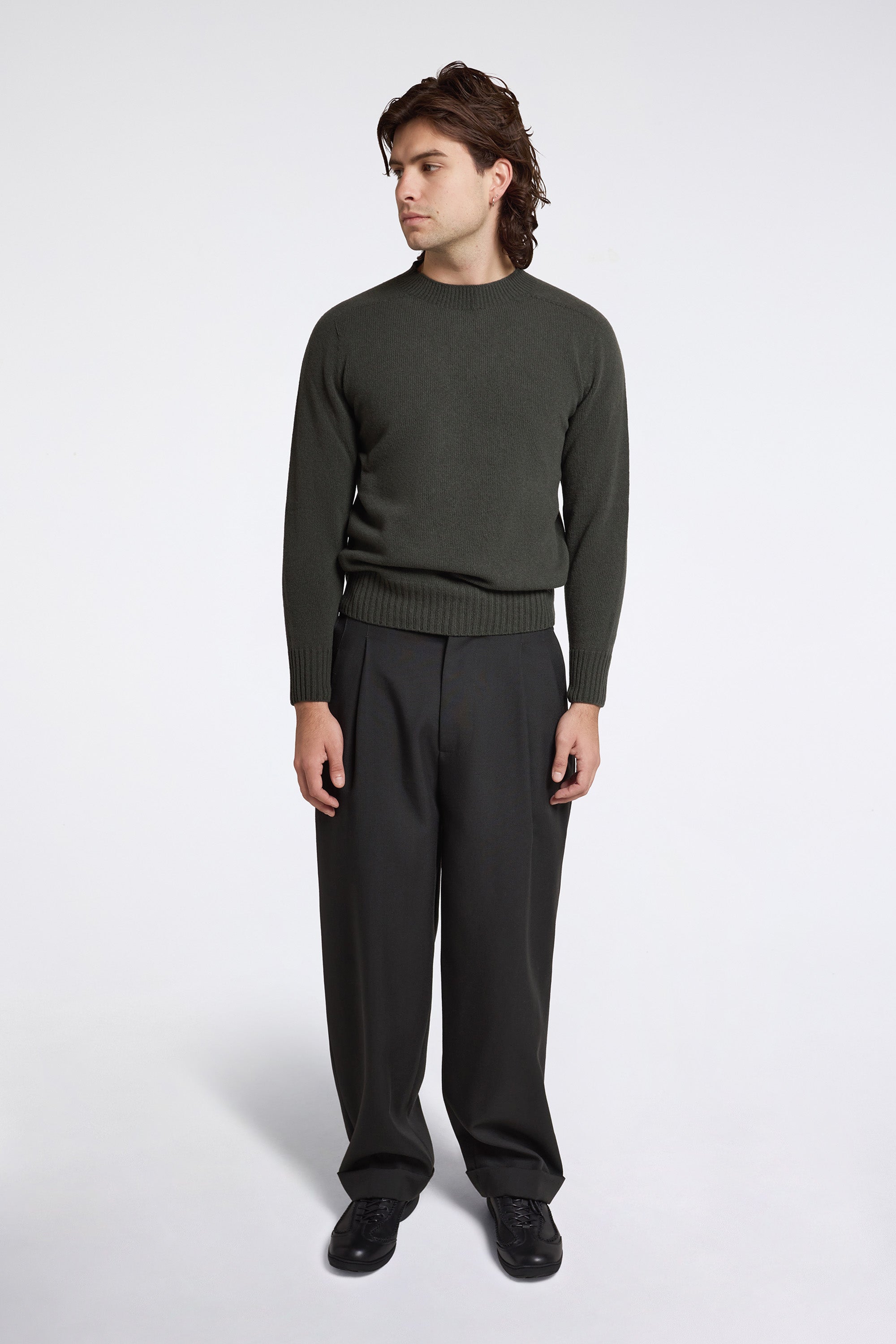 Seamless Crew Neck Cypress