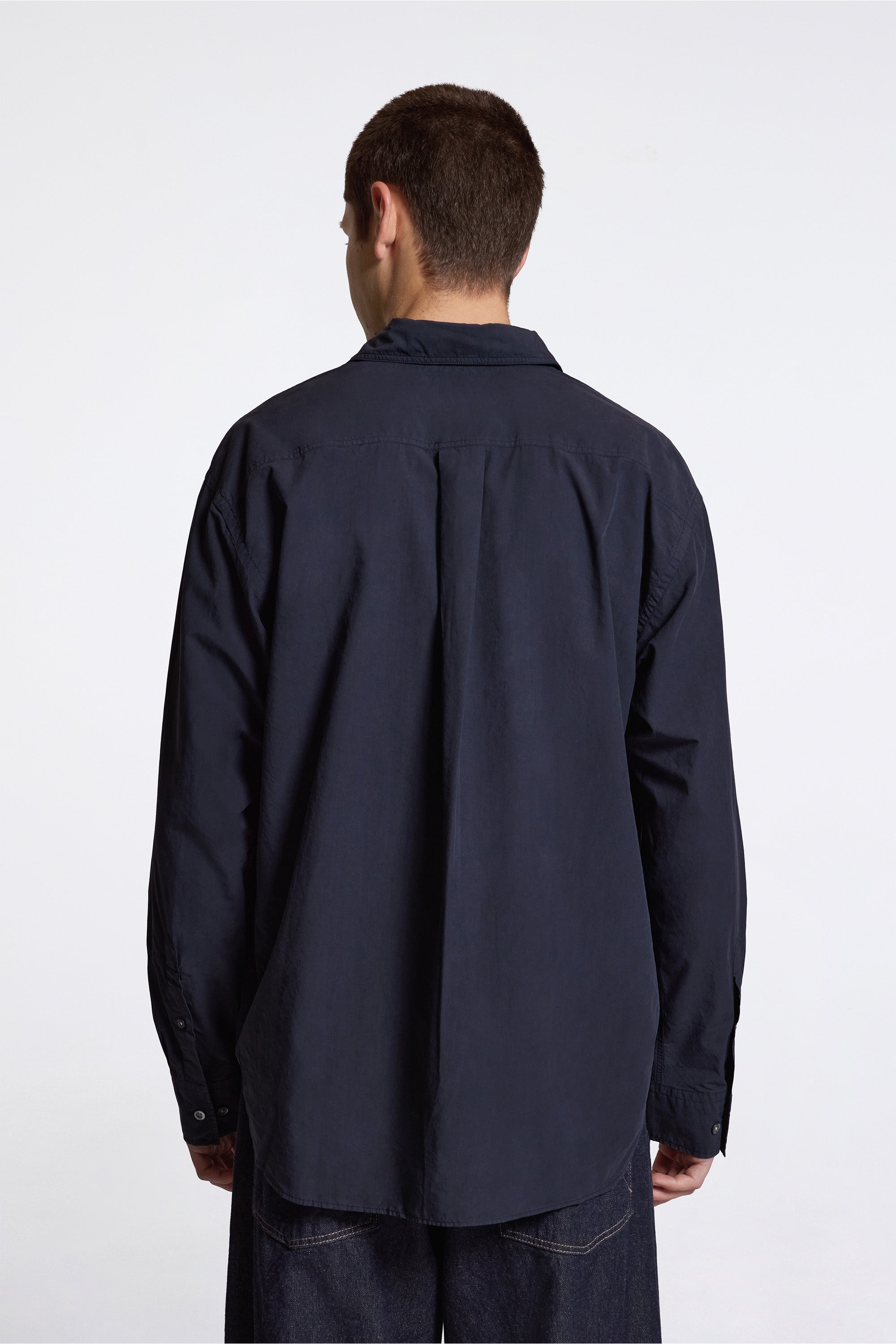 Falster Tencel Oversize Shirt Dark Navy