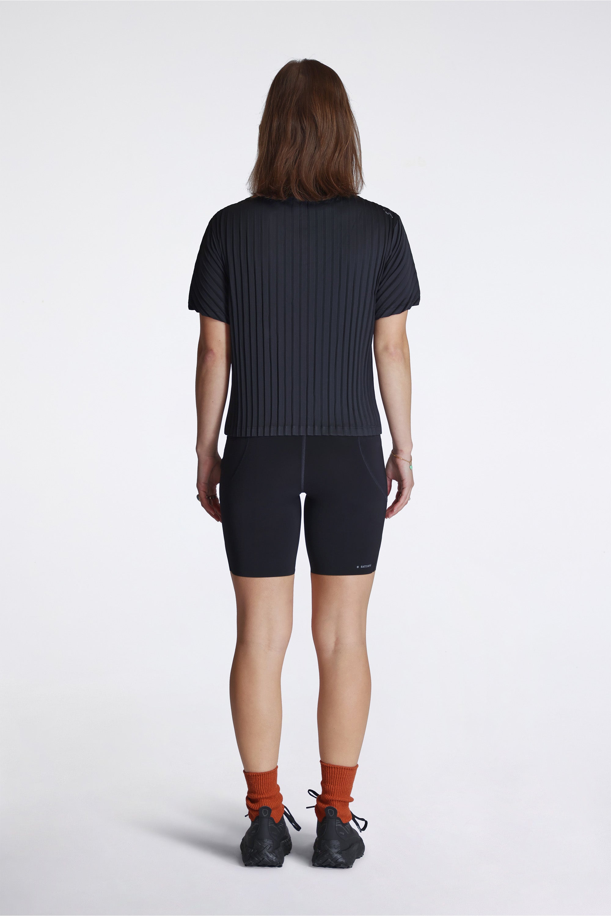 Auralite Pleated T-Shirt Black SA