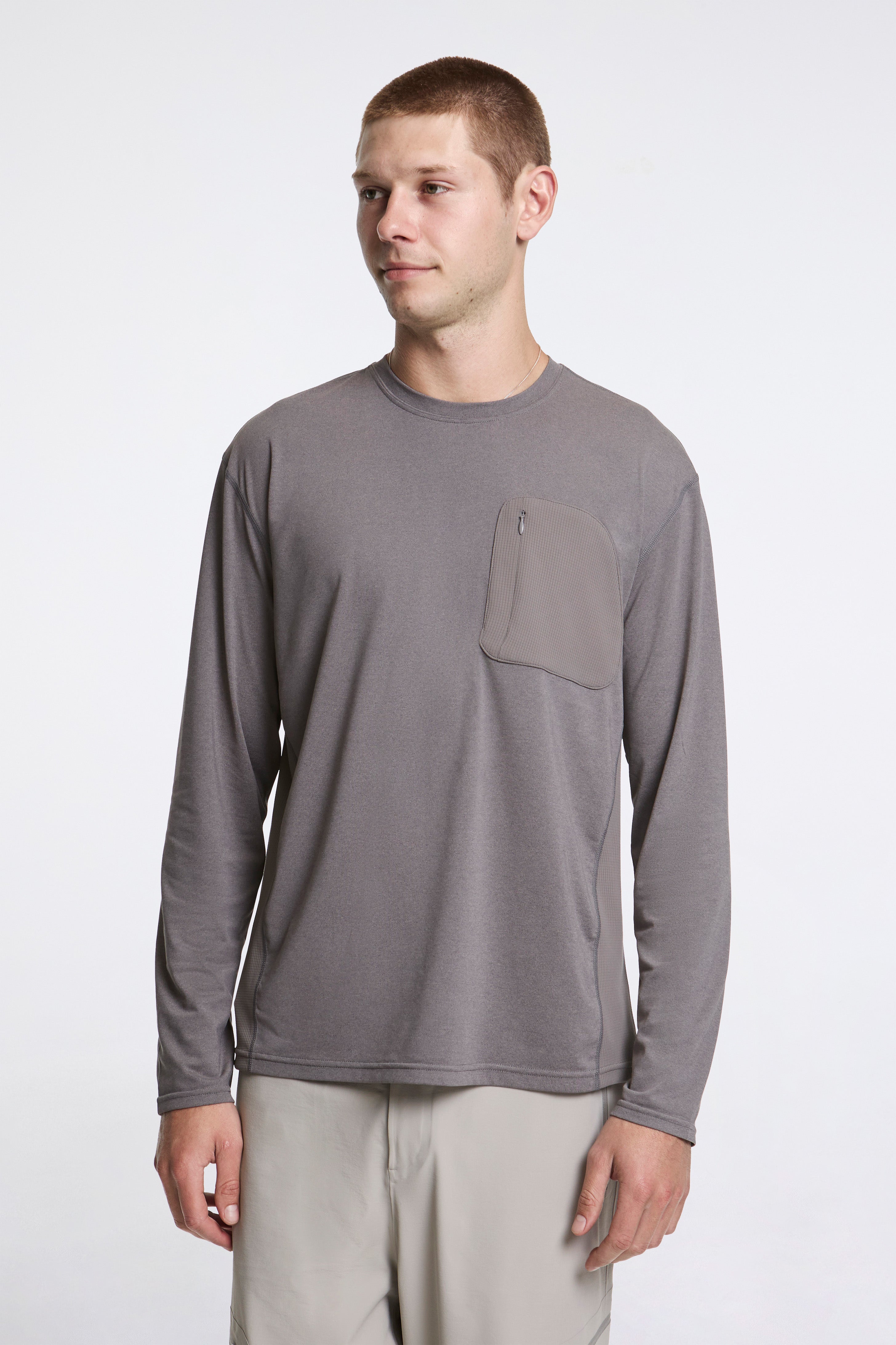 Long Sleeve Tee Grey