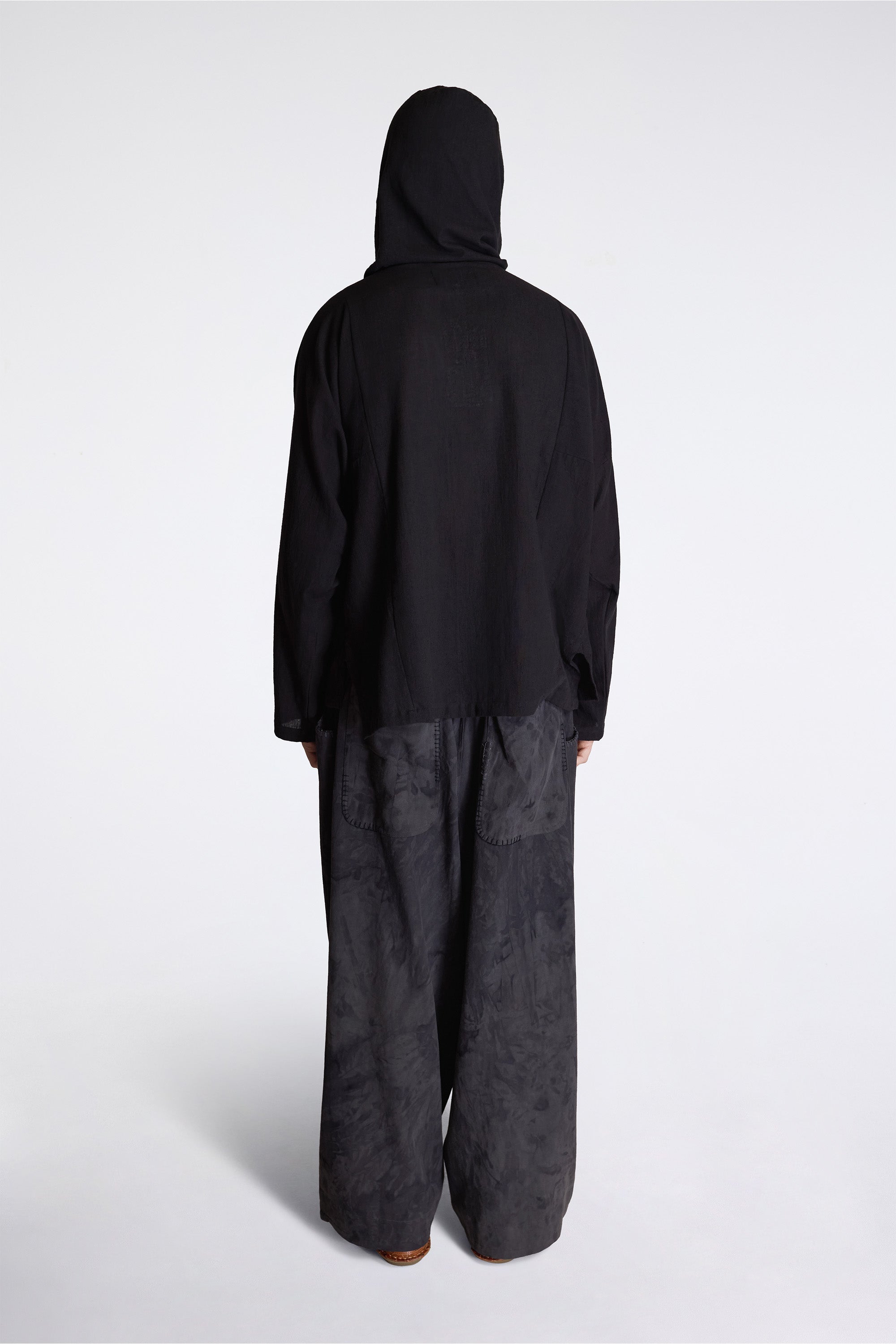 Fisherman Hoodie Black