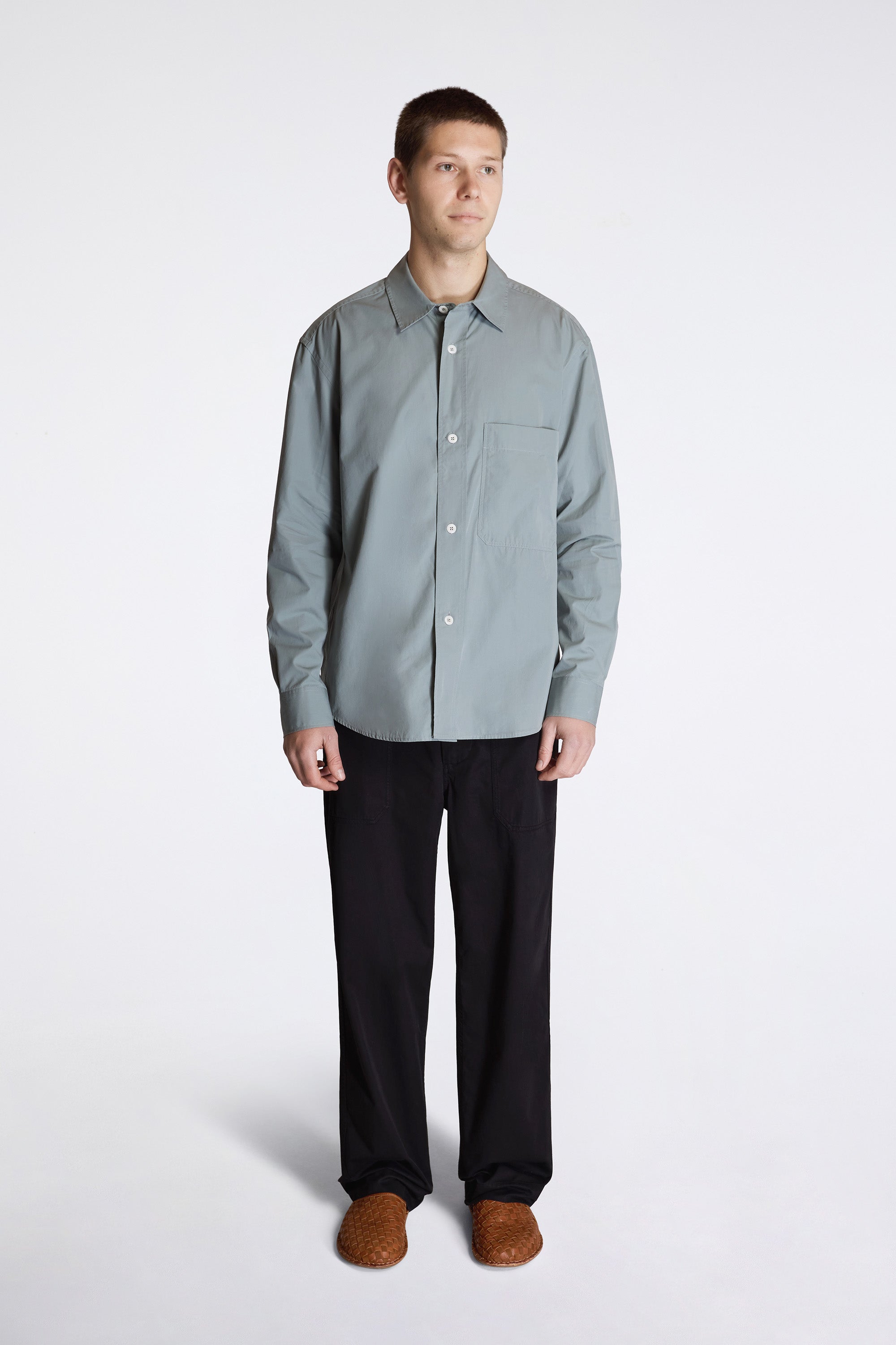Margaret Howell MHL Basic Shirt Fog | HAVN