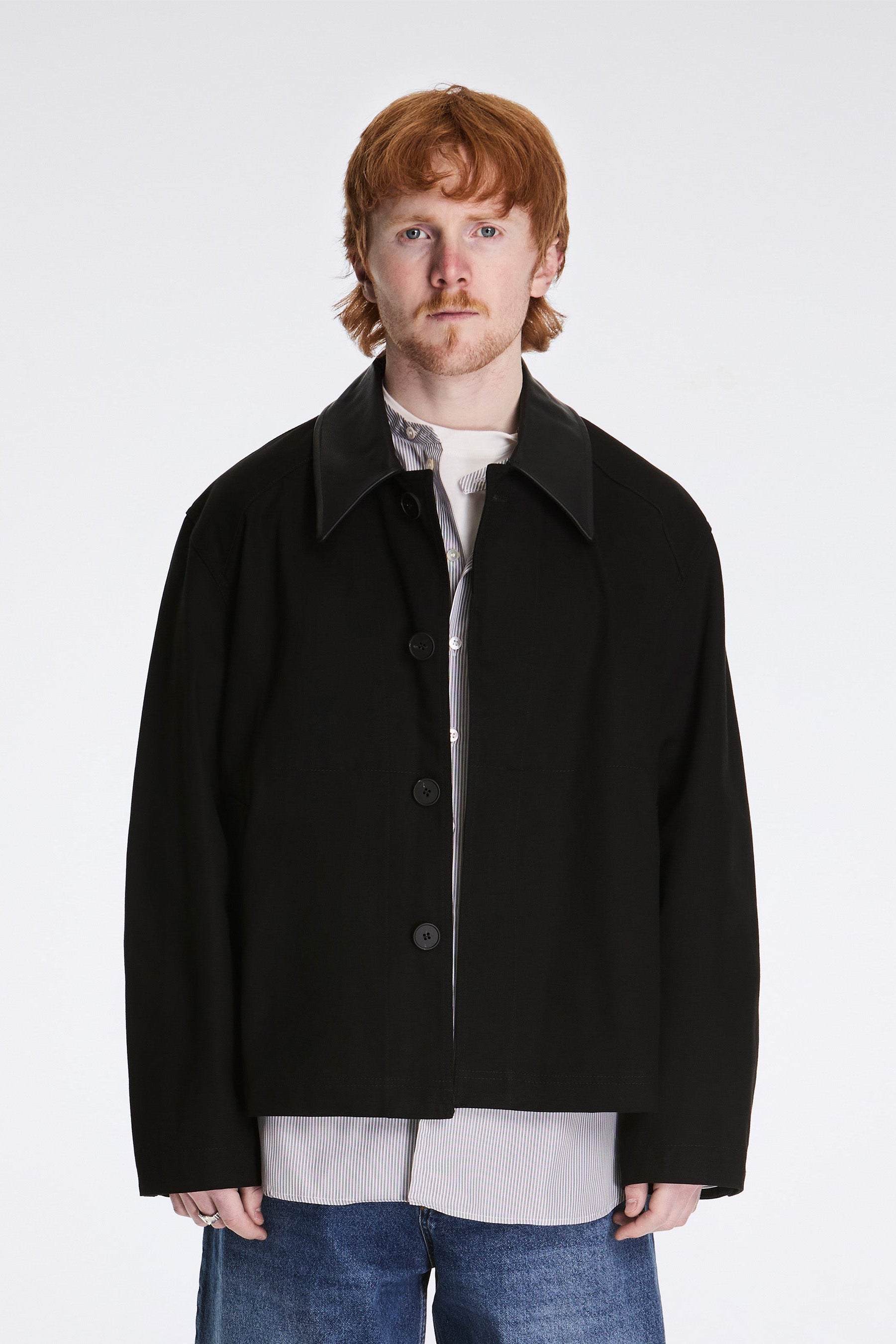 Dover Jacket Cotton Canvas Black