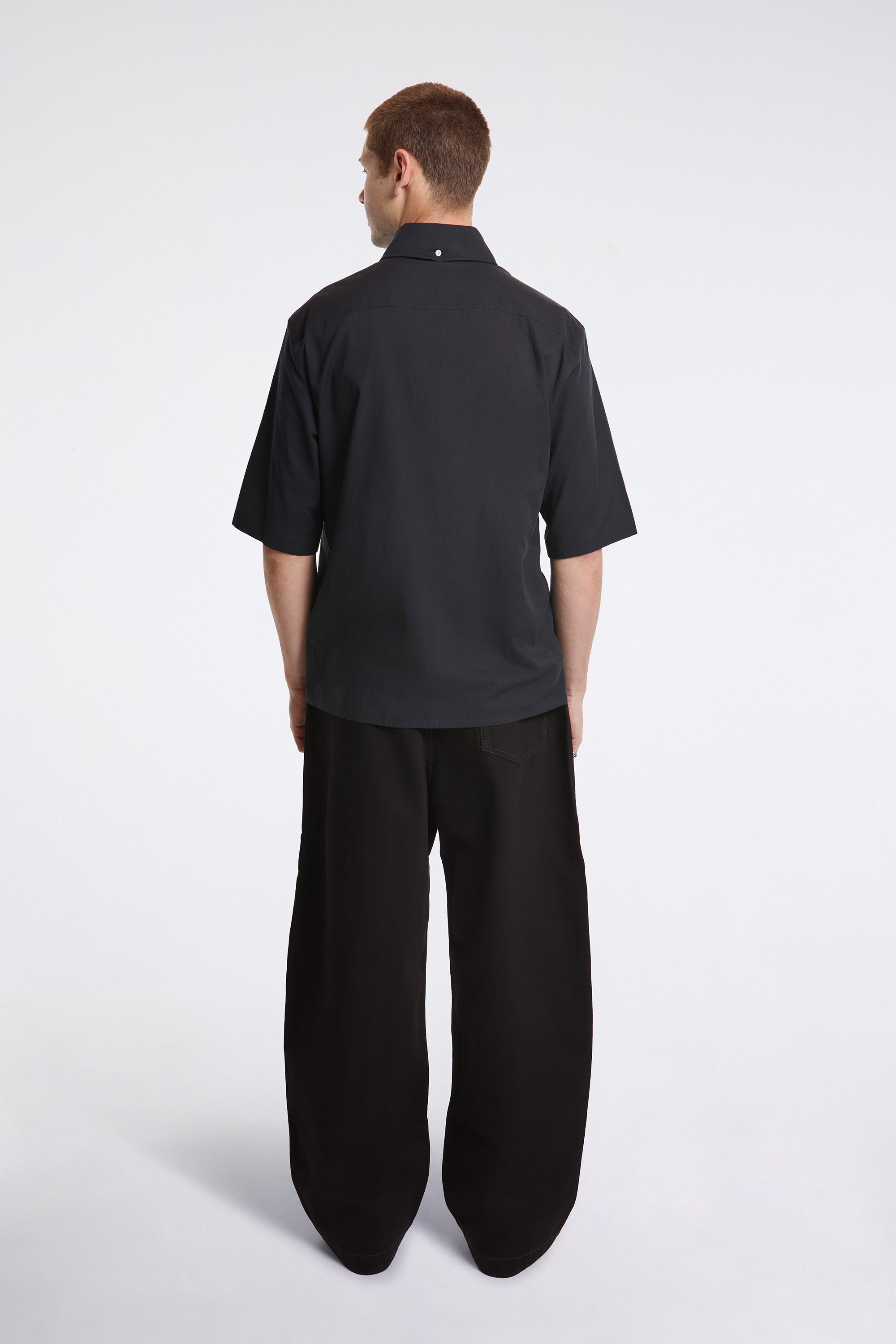 Short Sleeve Shirt Squid Ink