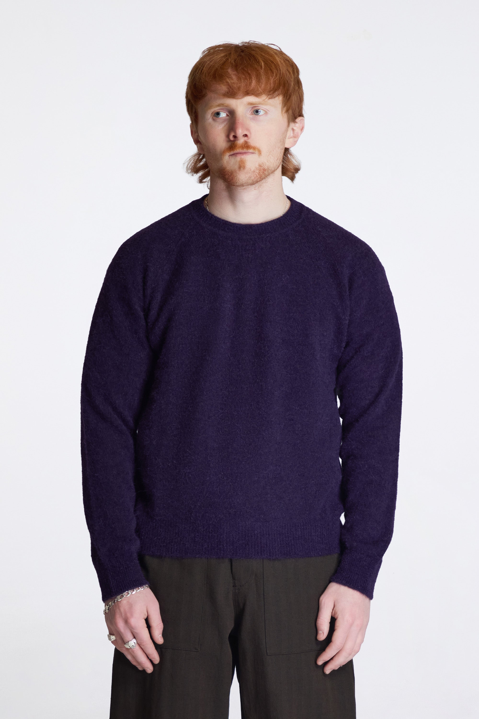 Nordevik Baby Alpaca Sweater Vintage Violet