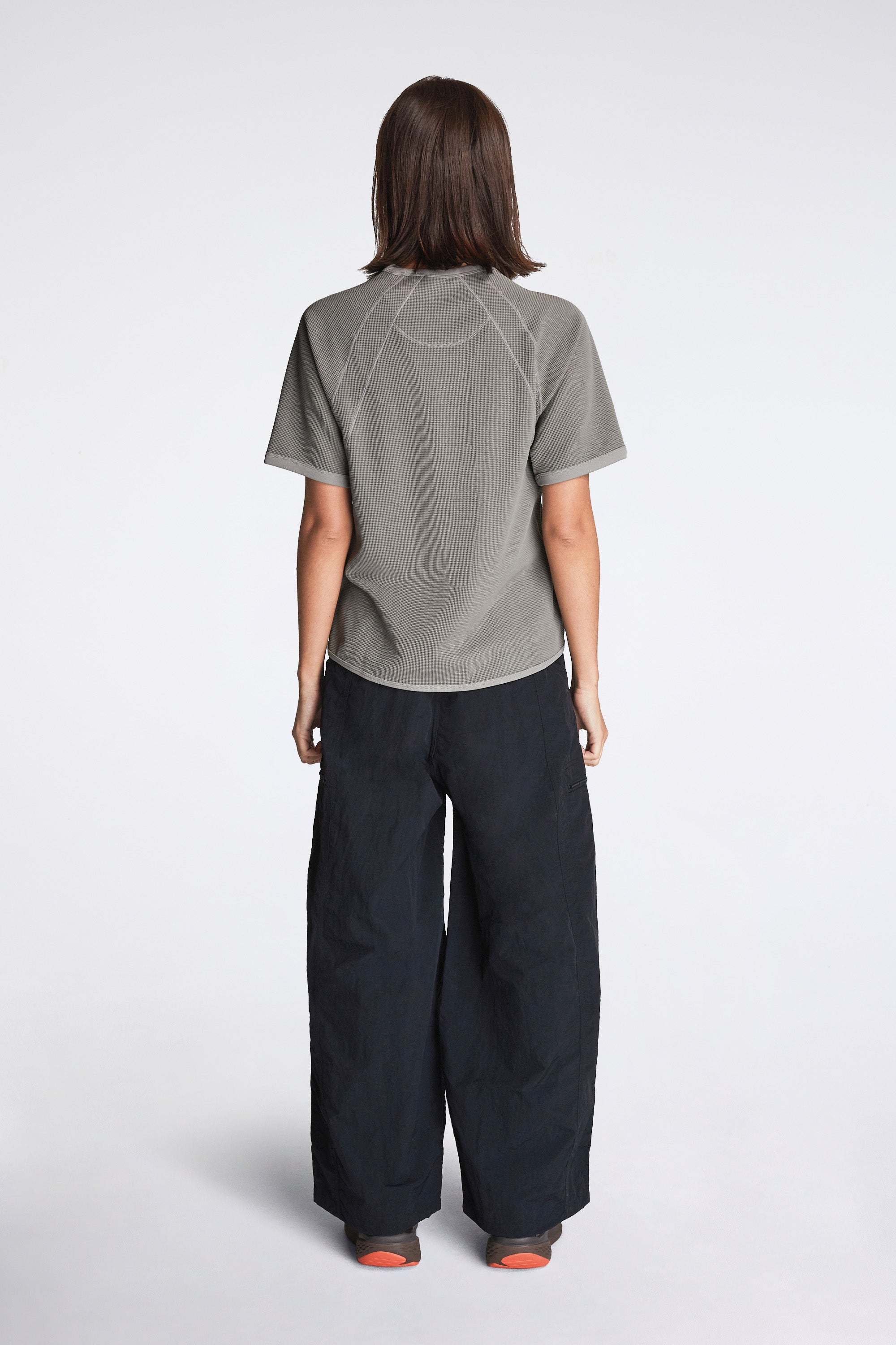 Nylon Balloon Pant Black