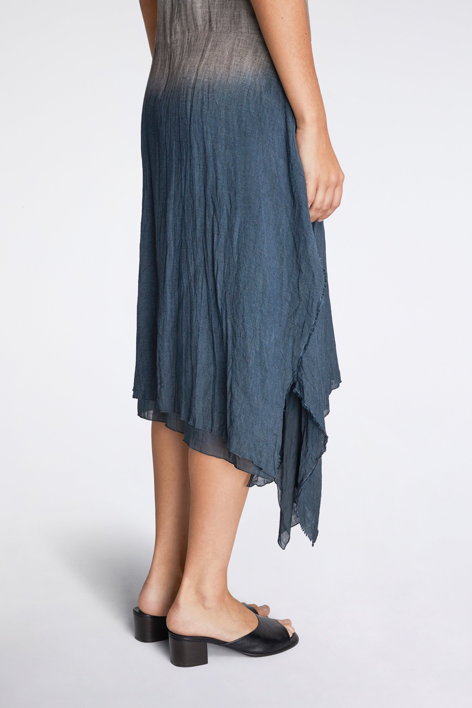 Sopchem Dress Linen Mesh Indigo X Plum