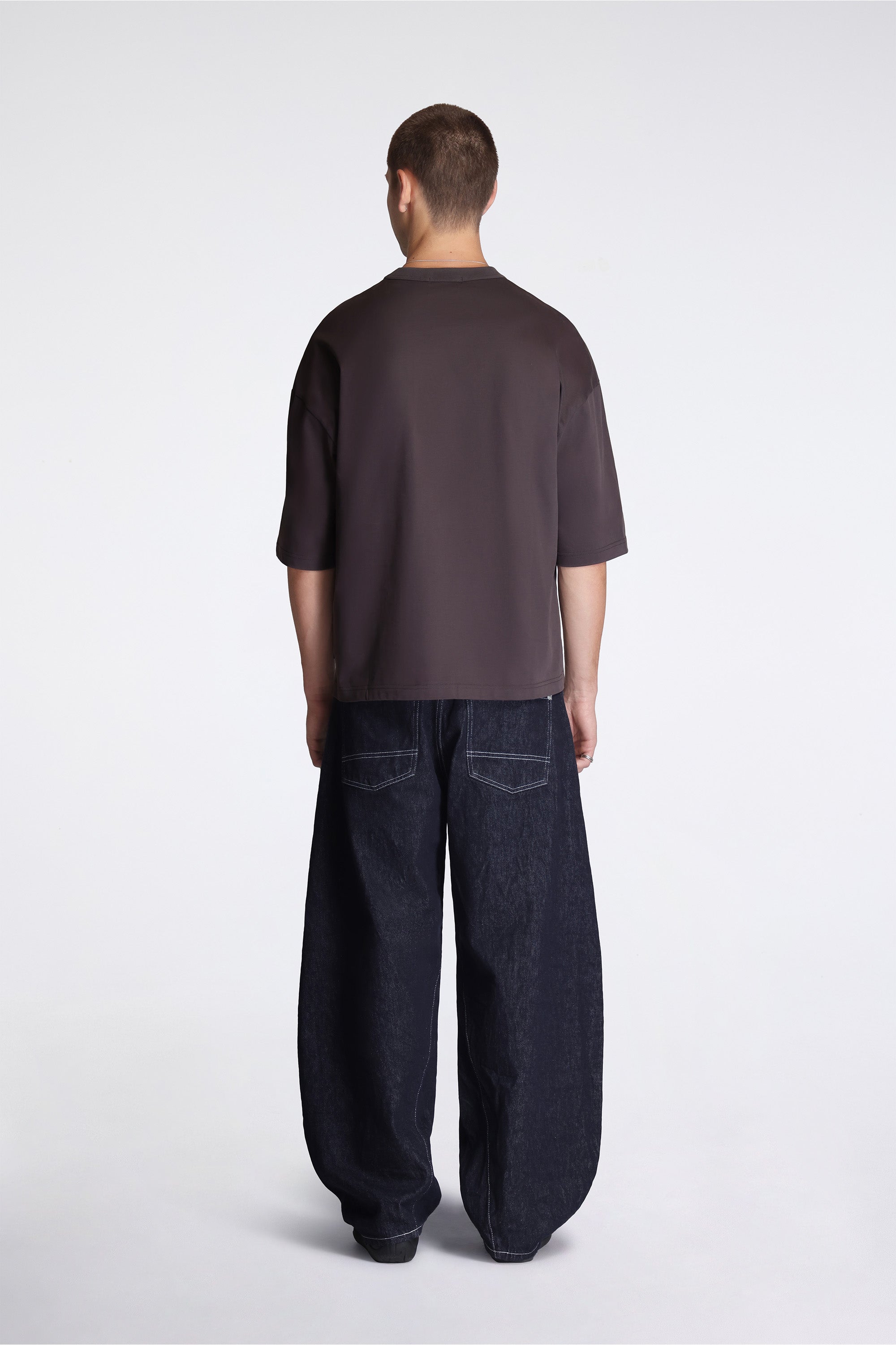Loose Cotton T-Shirt Mocha
