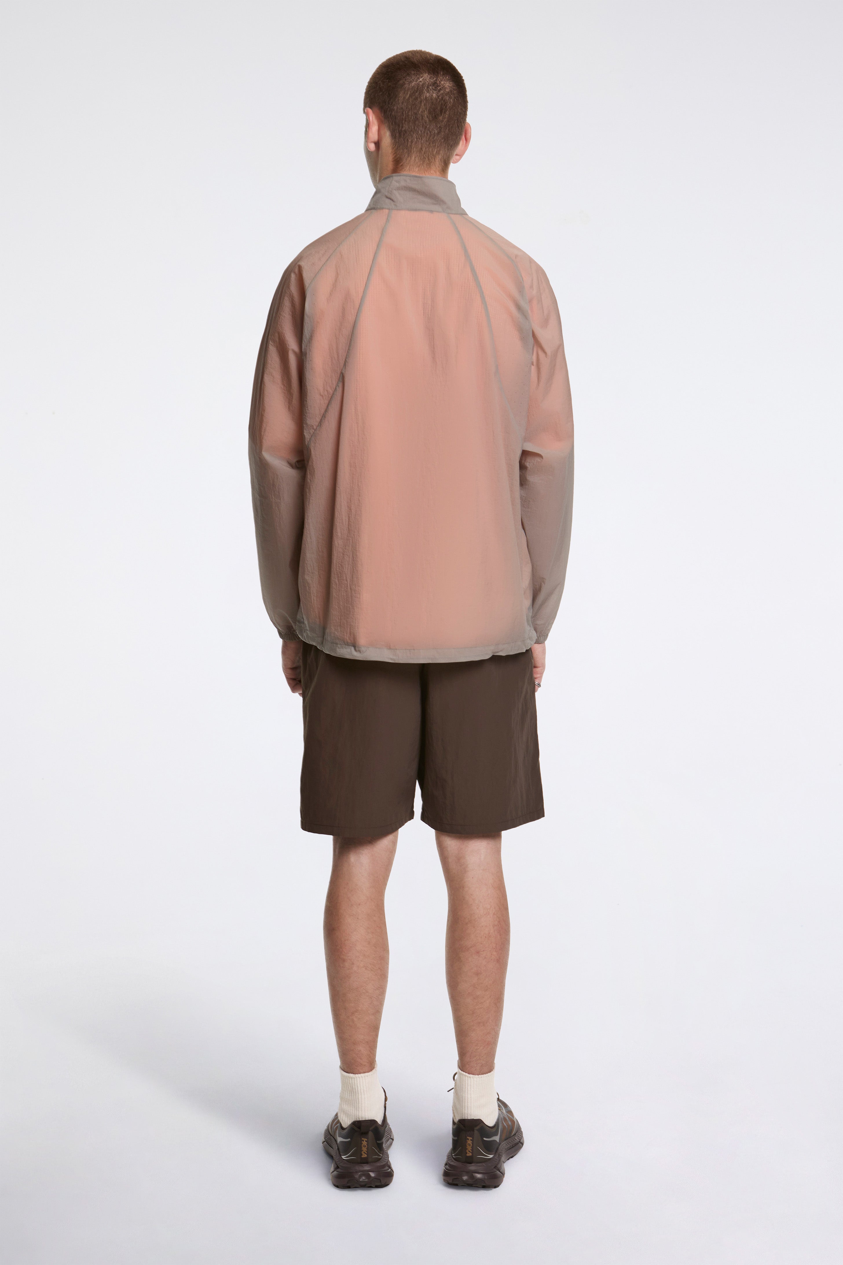 Sheer Nylon Wind Jacket Arid Beige