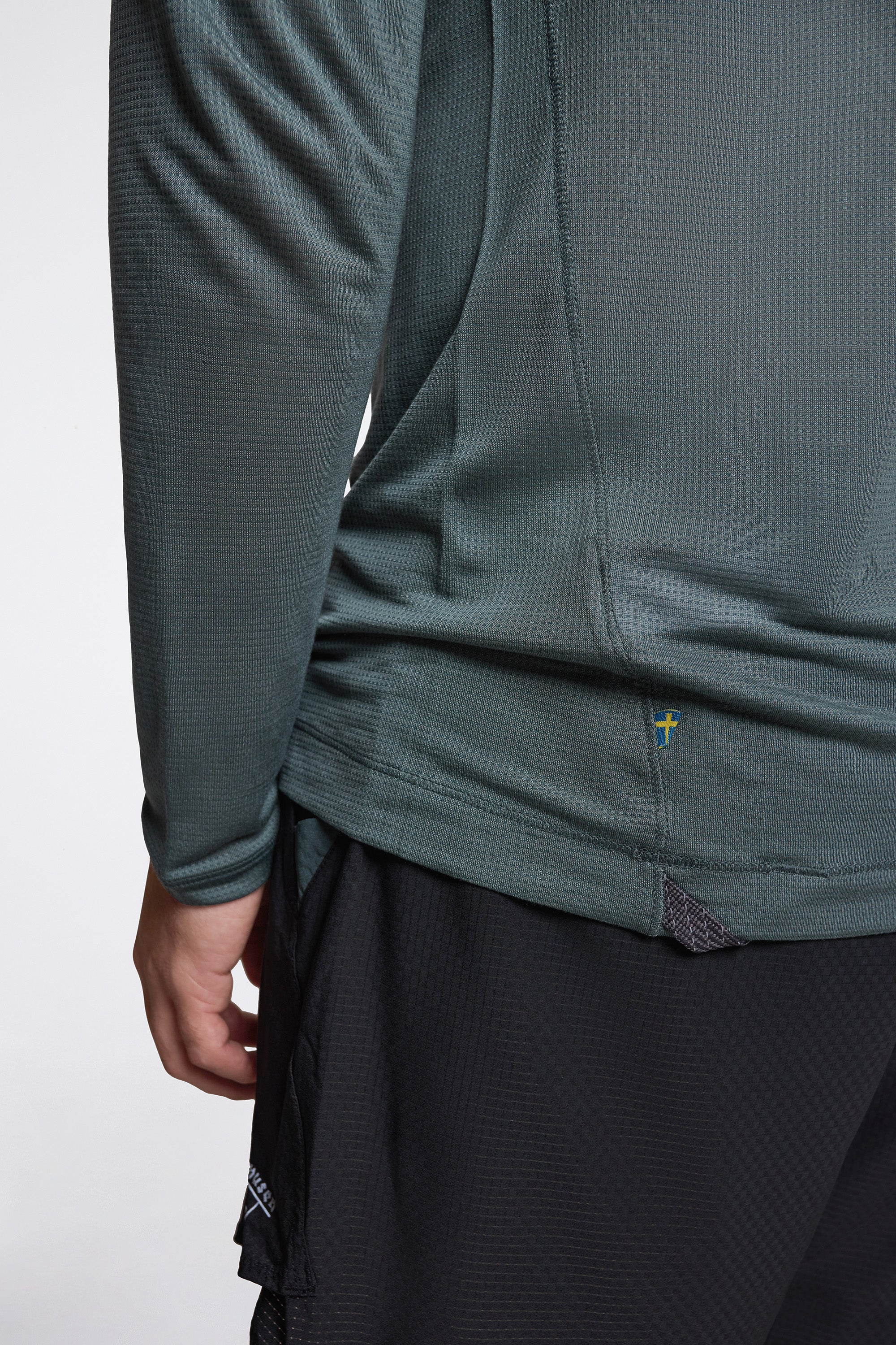 Groa Ls Tee M'S Teal Grey