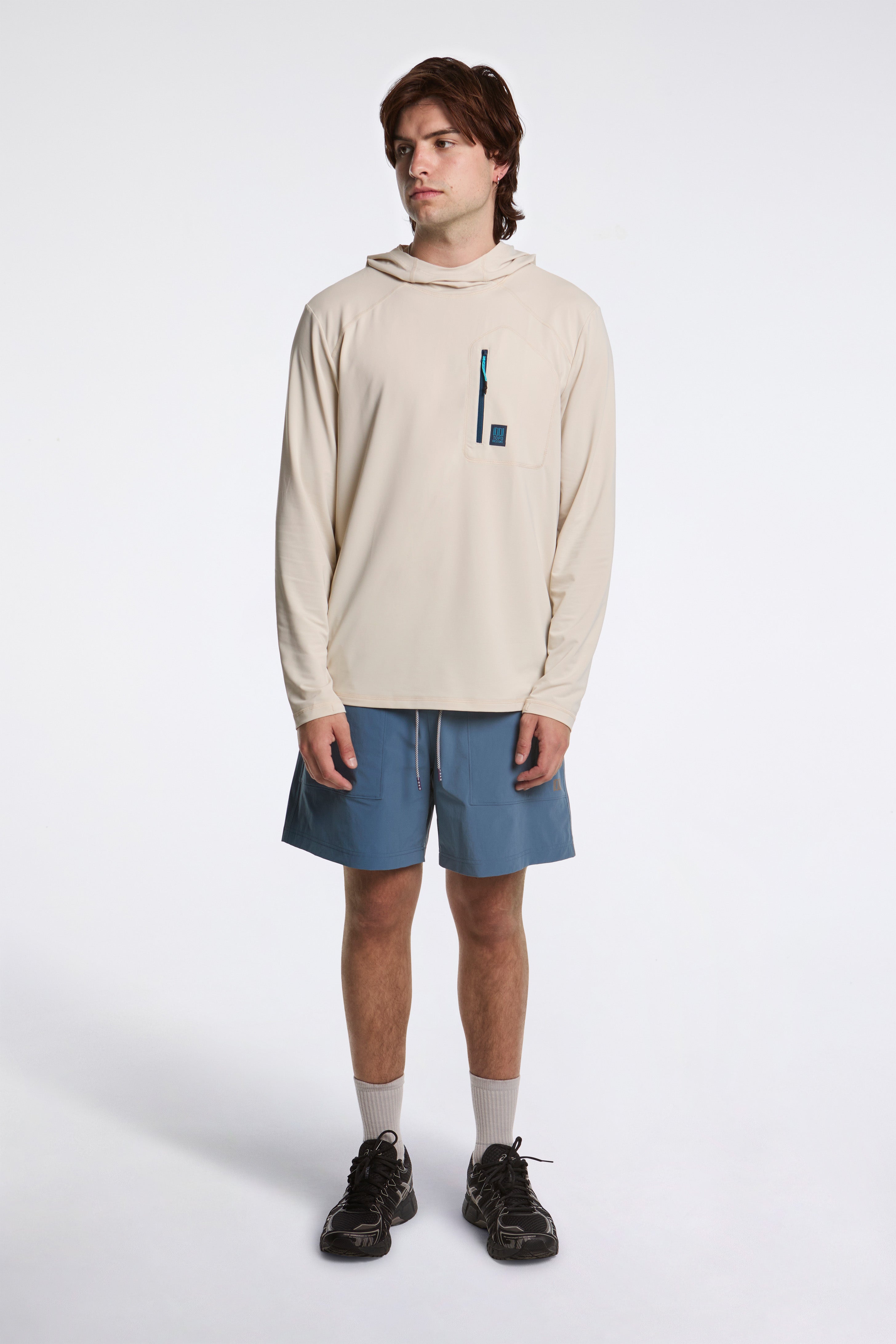 Sun Hoodie Mens Bone White