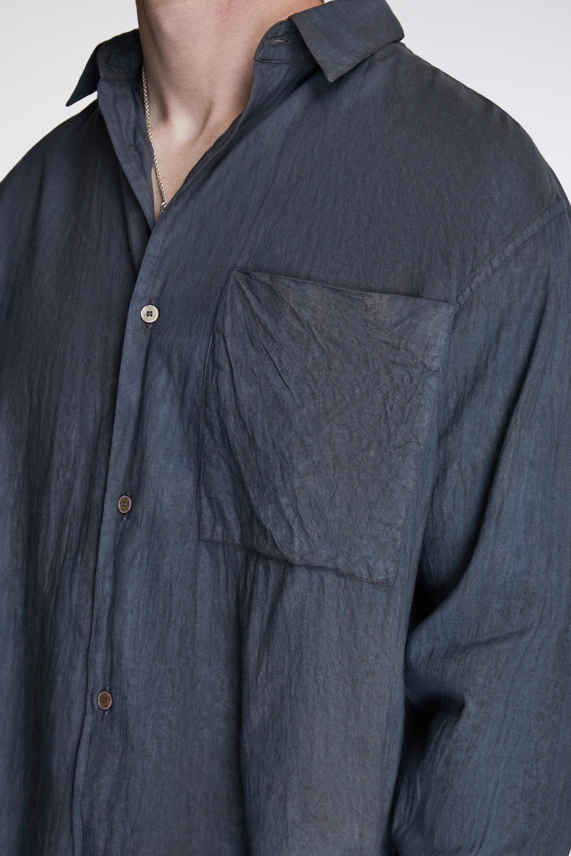 Eternal Shirt Organic Cotton Plum X Indigo Mud Splash