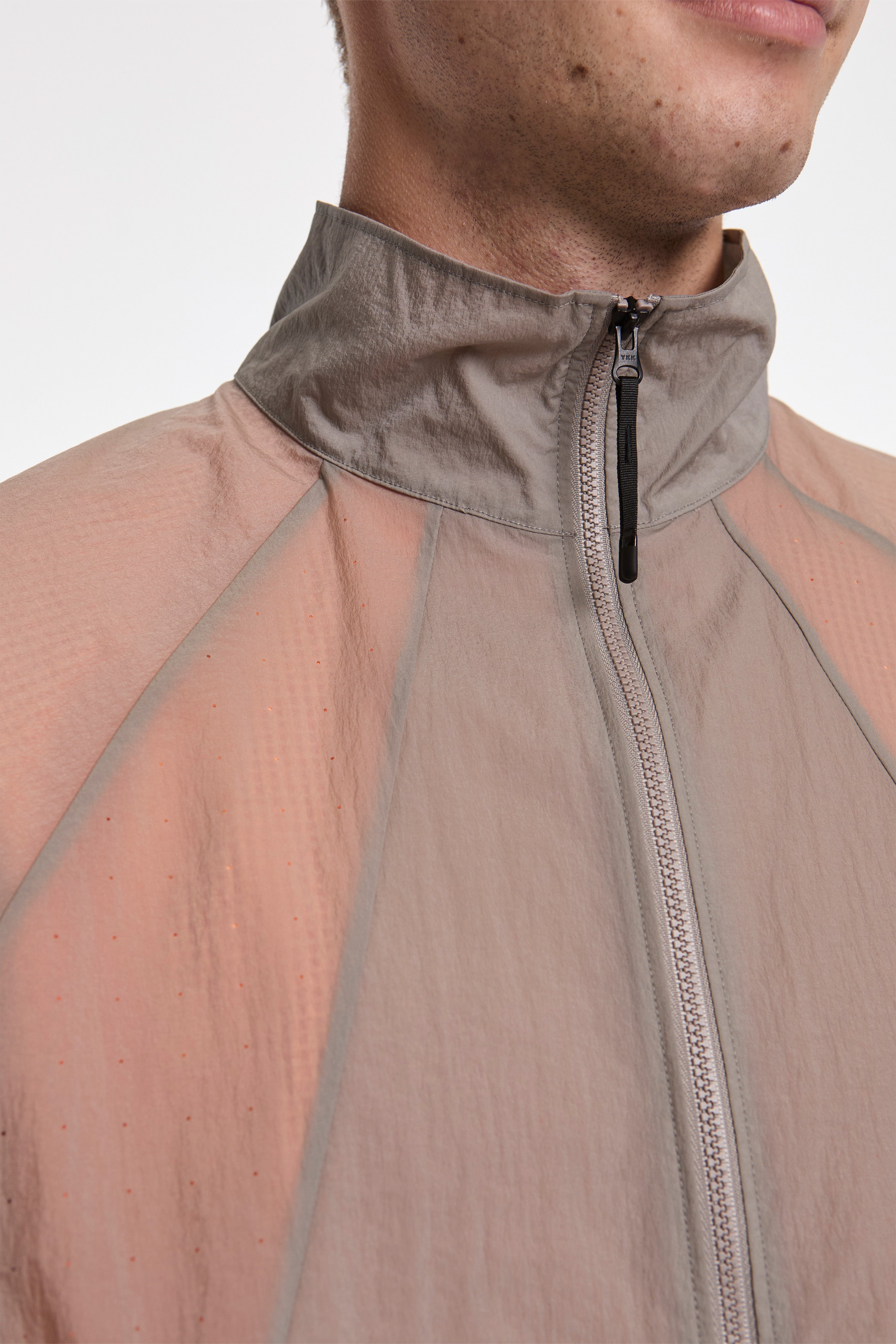 Sheer Nylon Wind Jacket Arid Beige