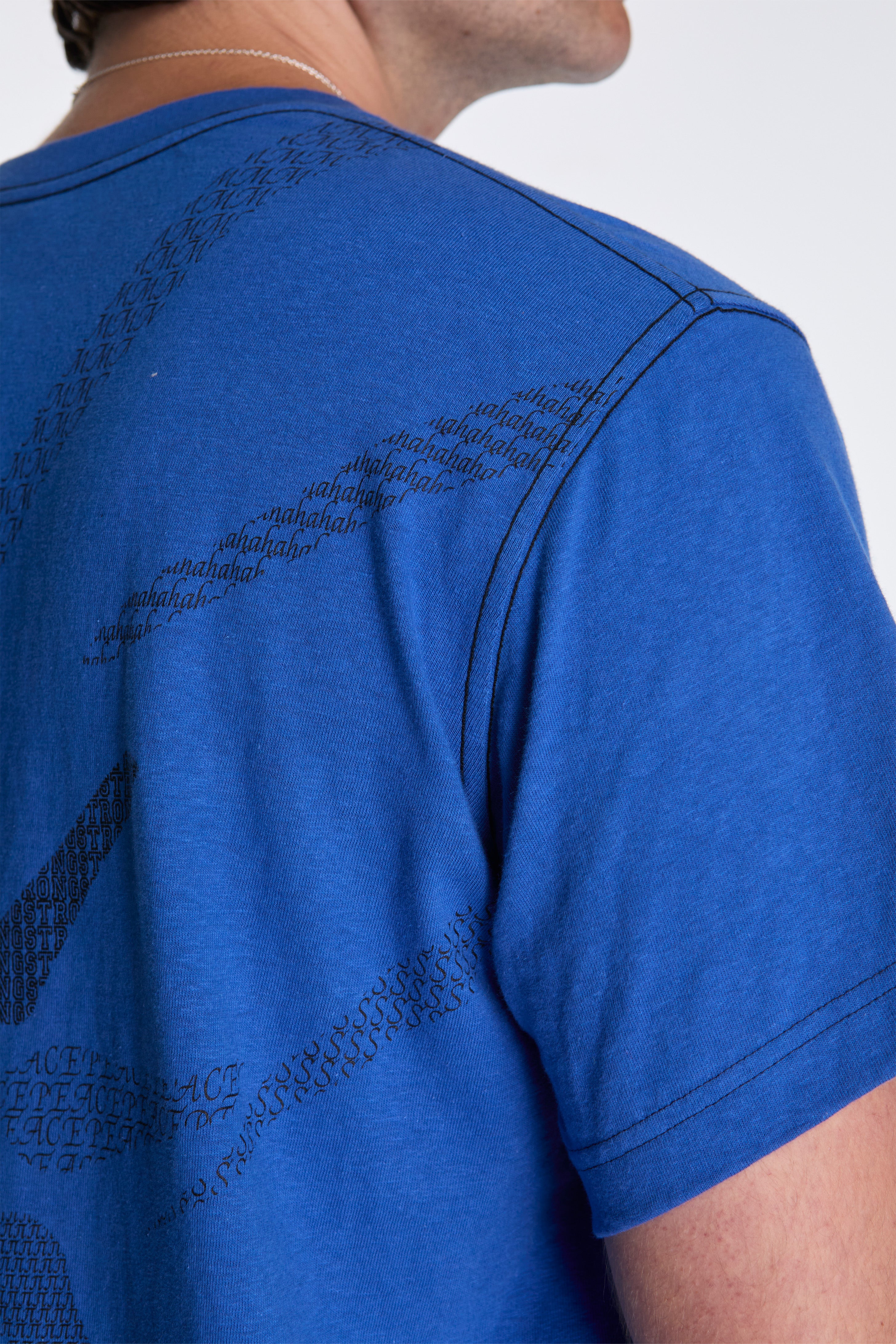 Printed T-Shirt Blue